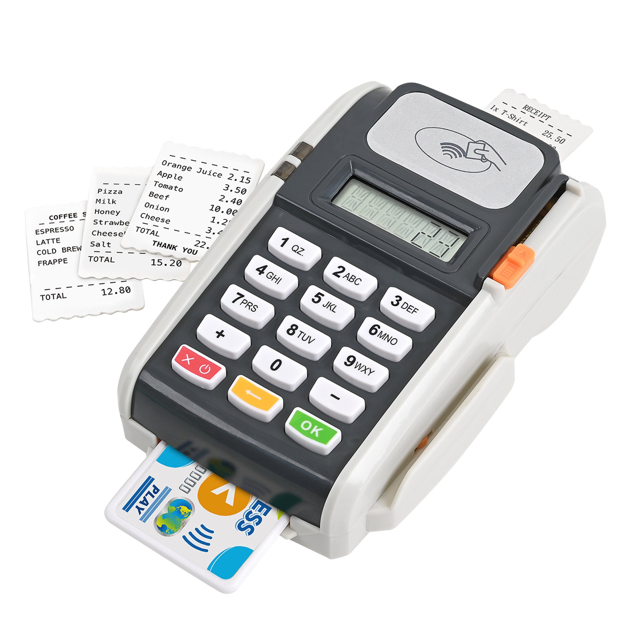 Playgo Credit Card Machine Play Set 6 Pieces