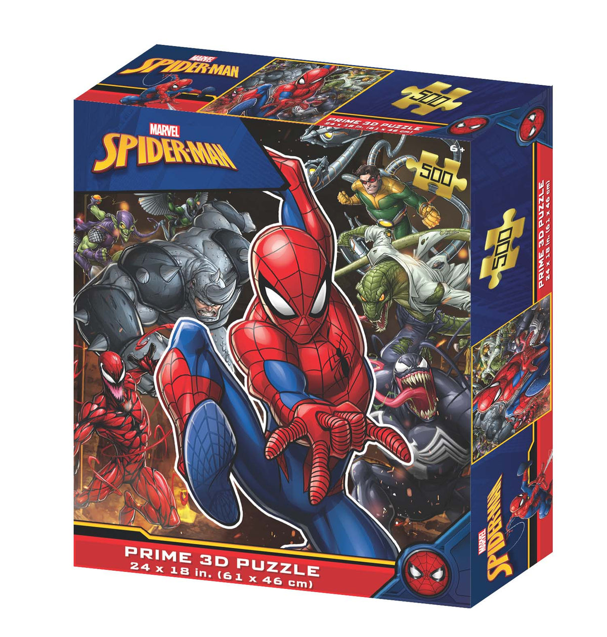Prime3D Marvel Spider-Man - 500 Piece Puzzle