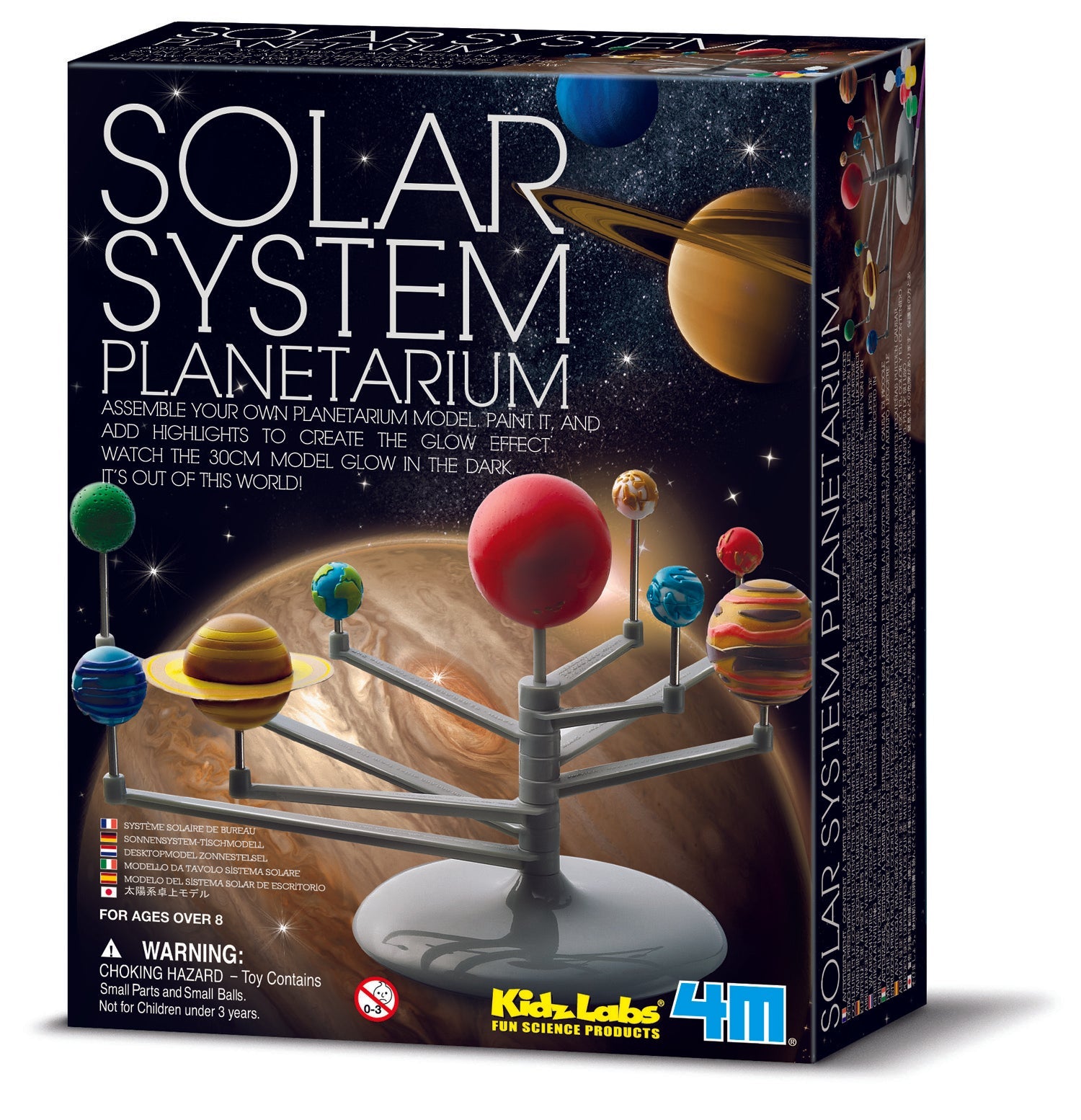 4M KidzLabs Build Your Own Solar System Planetarium Model