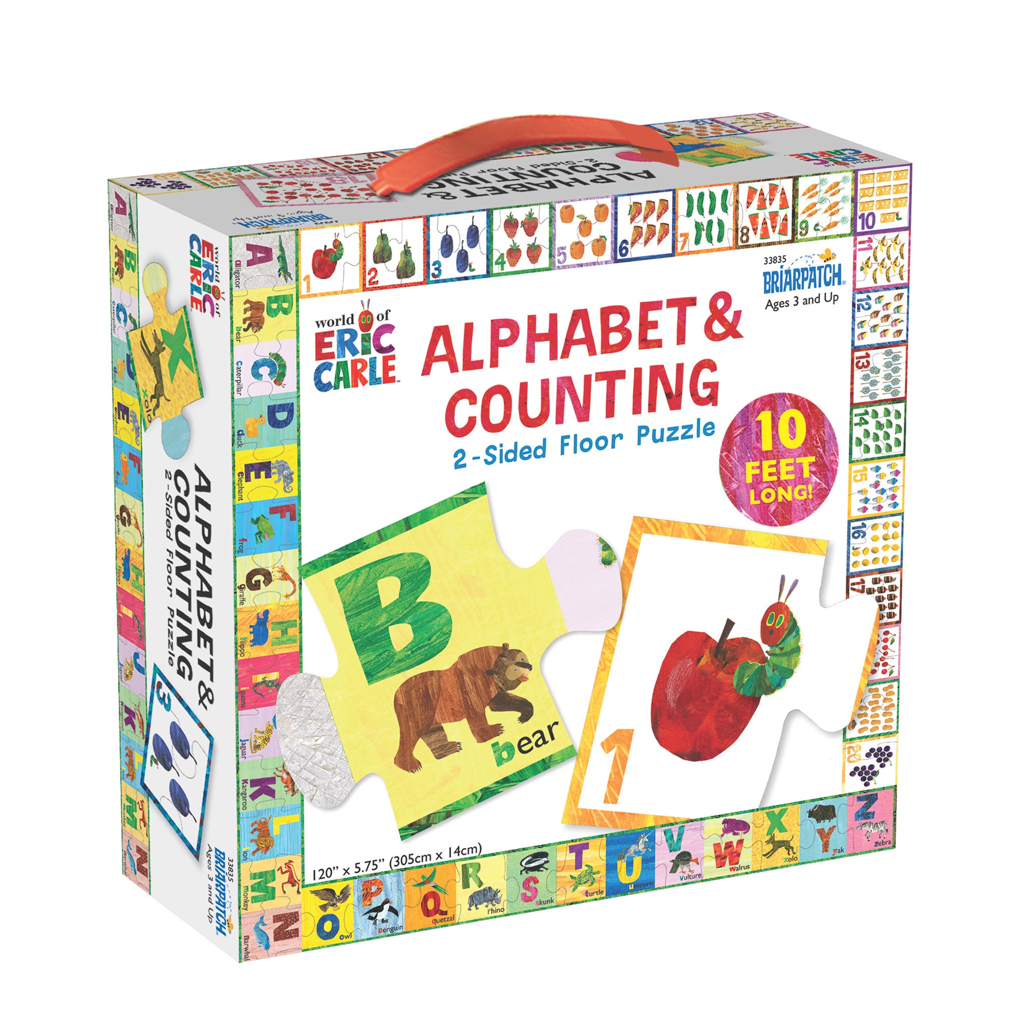 Alphabet & Counting 2-Sided Floor Puzzle