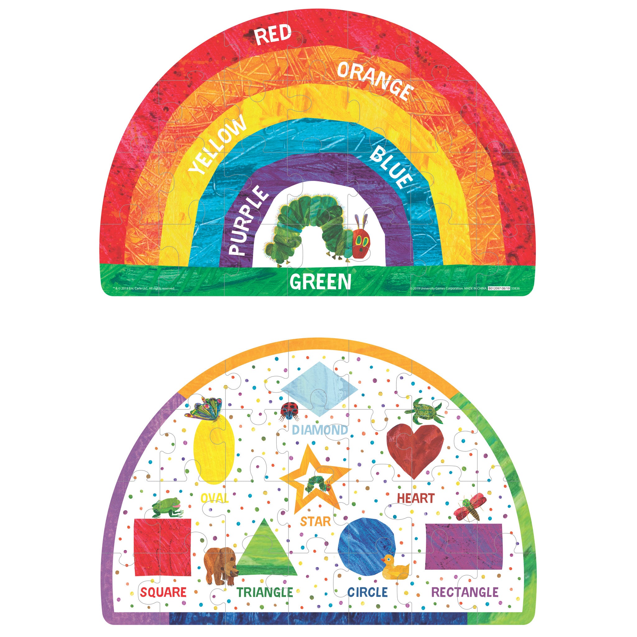 The Very Hungry Caterpillar - 2-Sided Floor Puzzle