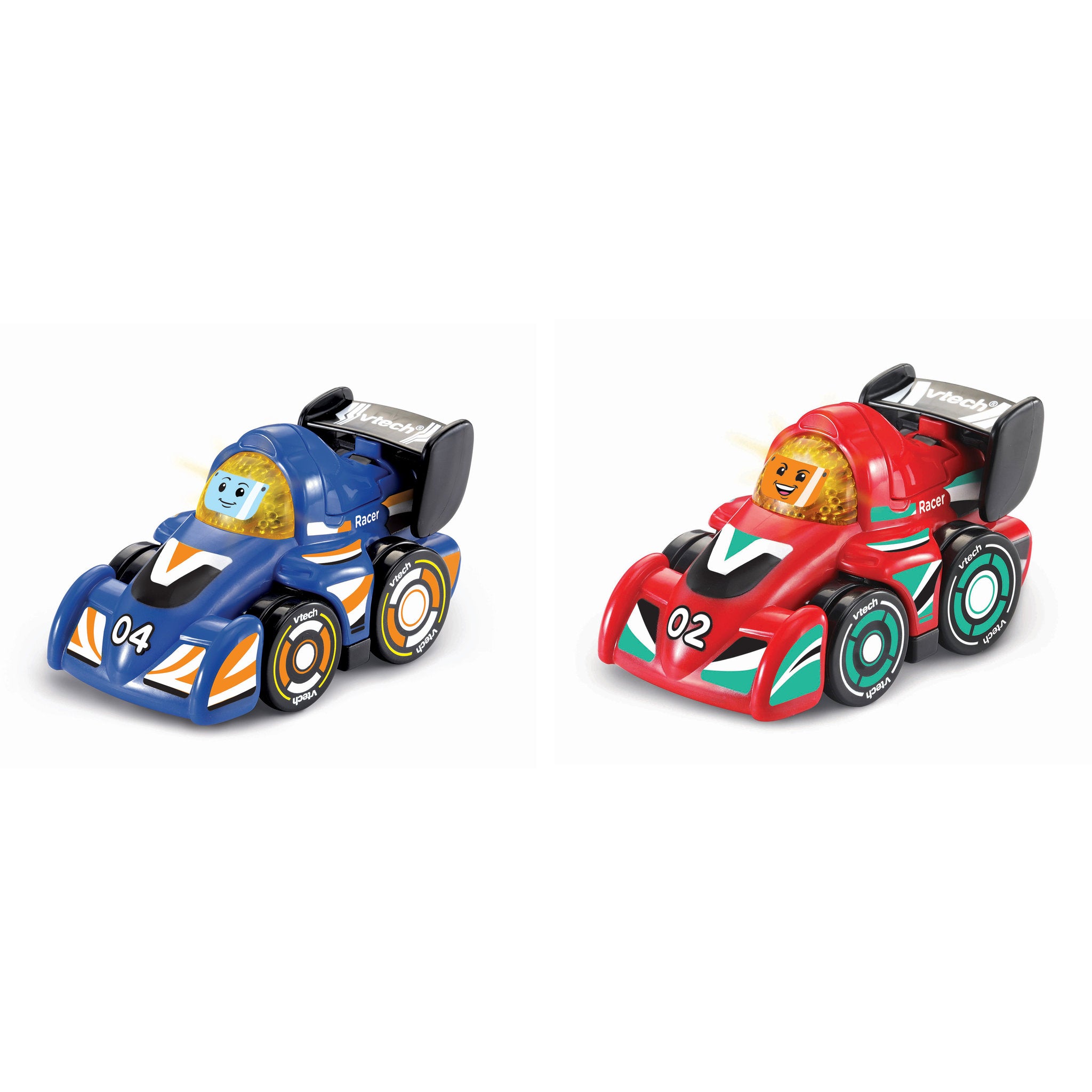 VTech Toot Toot Drivers V Racers Red and Dark Blue 2 Pack
