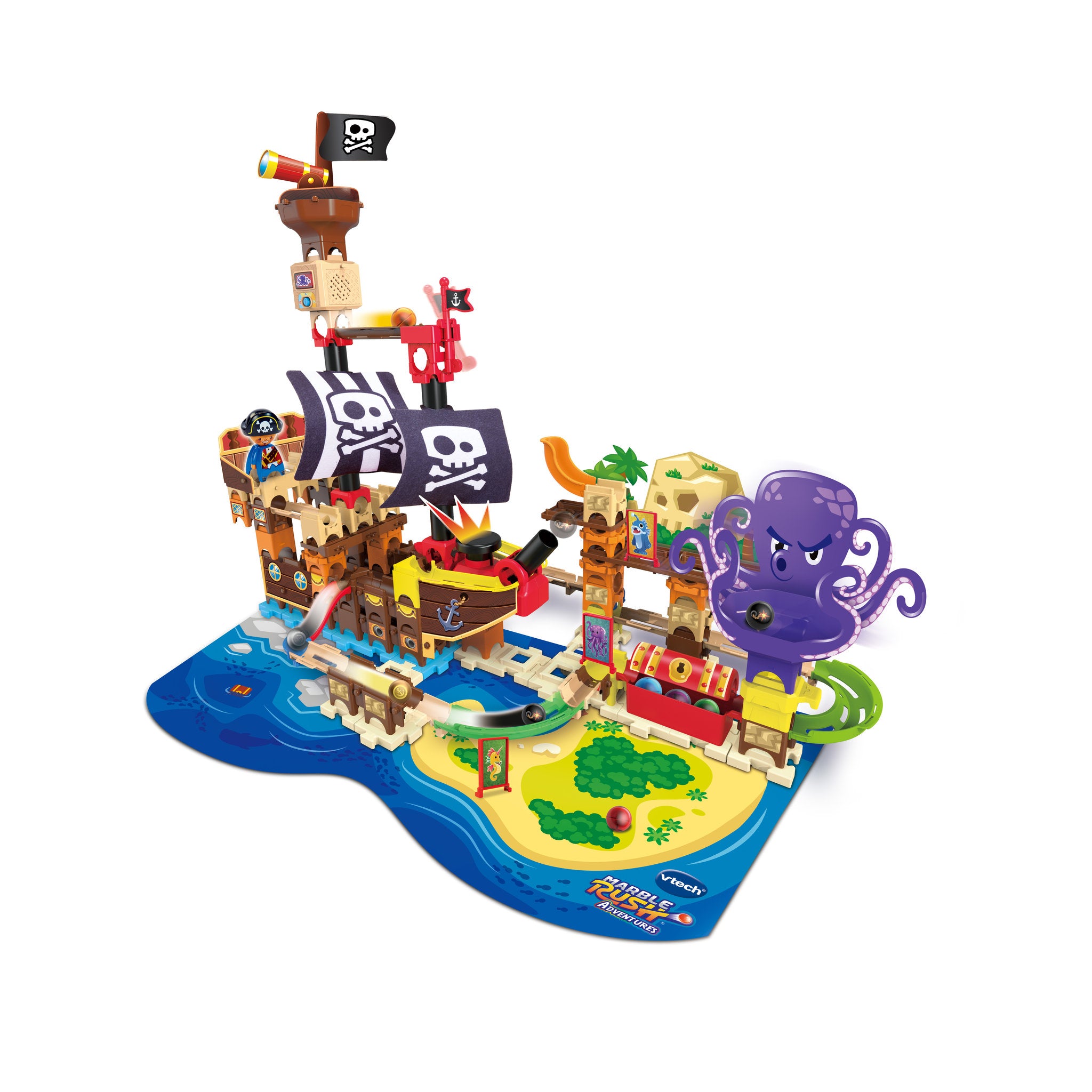 VTech Marble Rush Adventures Pirate Ship Set