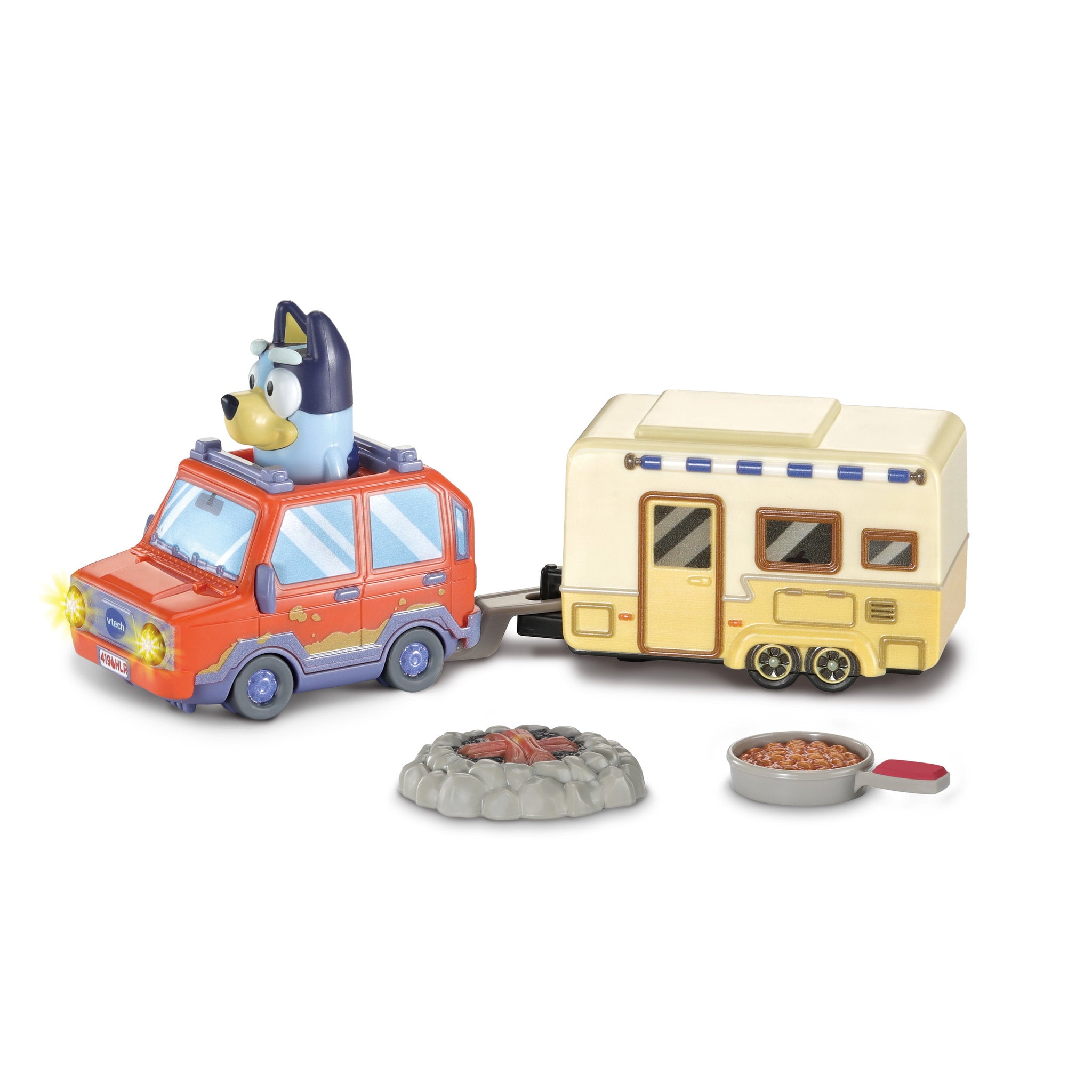 VTech Toot-Toot Drivers Bluey Family Car & Caravan