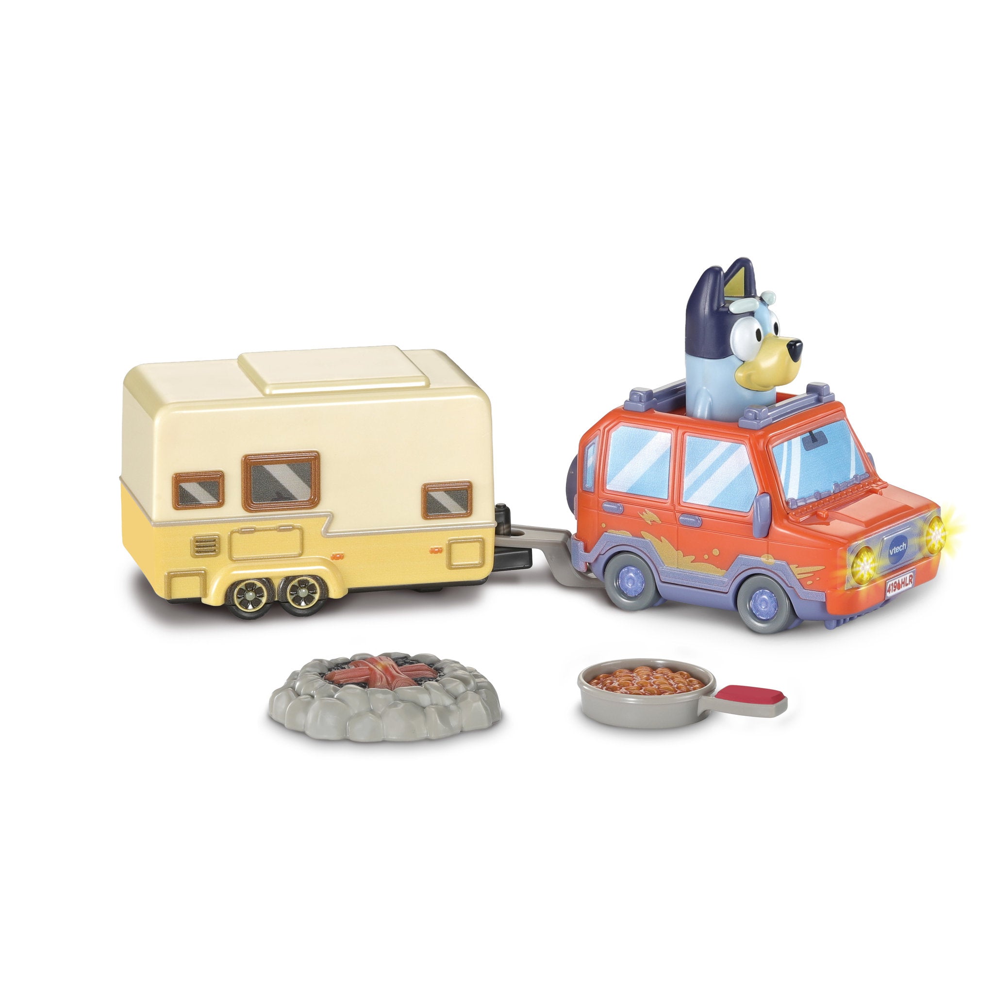 VTech Toot-Toot Drivers Bluey Family Car & Caravan