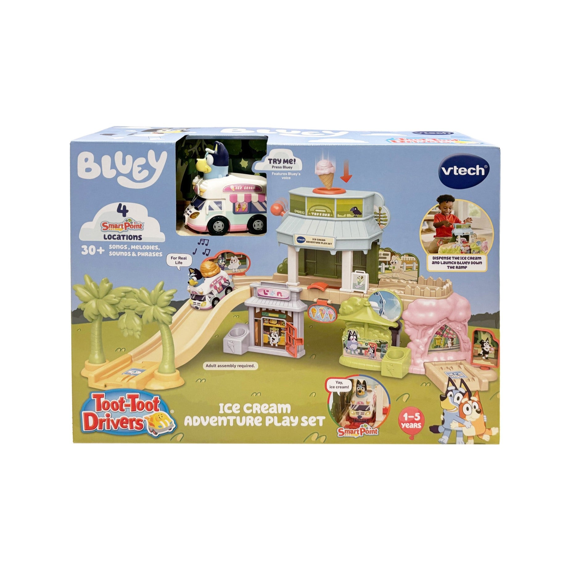 VTech Toot-Toot Drivers Bluey Ice Cream Adventure Playset