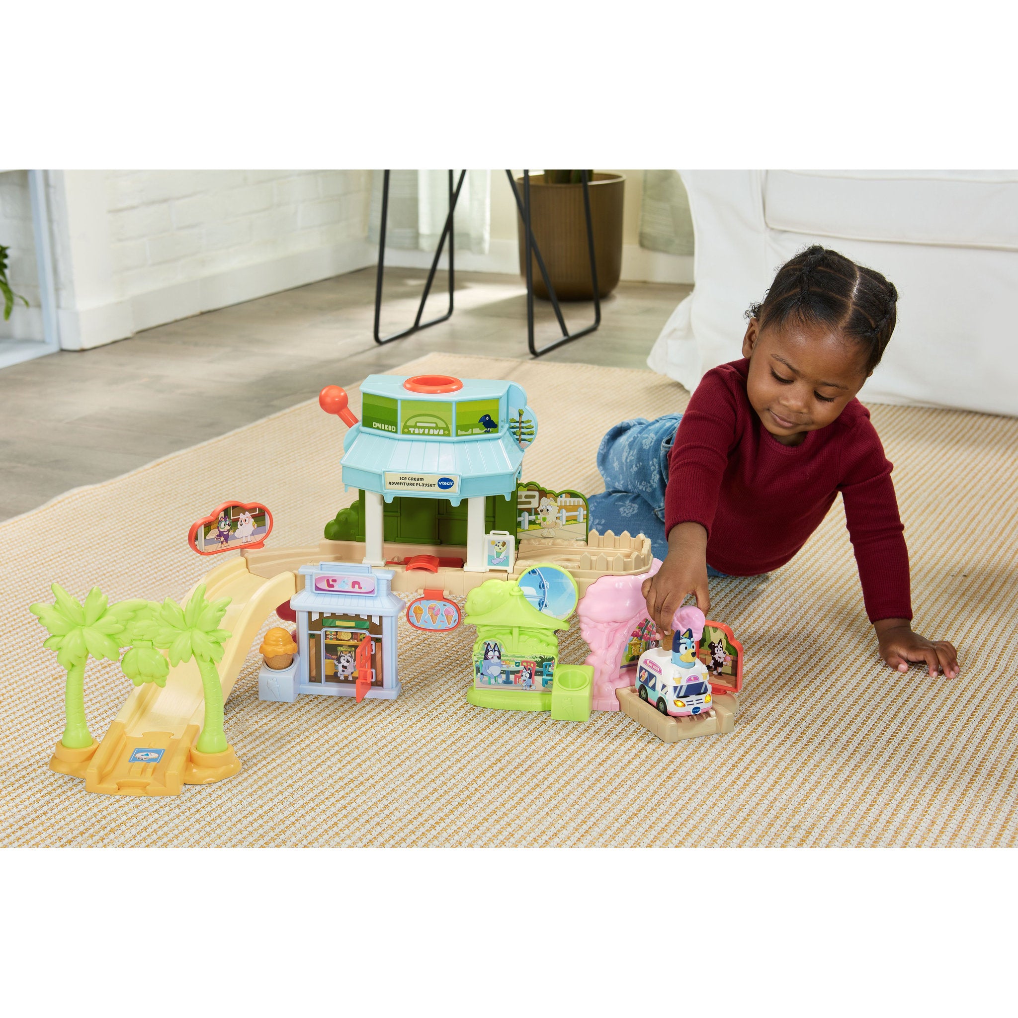 VTech Toot-Toot Drivers Bluey Ice Cream Adventure Playset