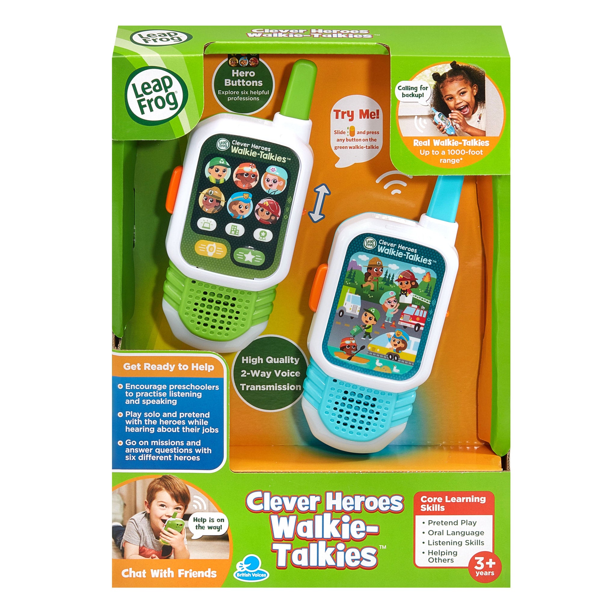 LeapFrog Clever Heroes Walkie-Talkies