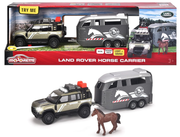 Majorette Land Rover Horse Carrier with Horse Trailer
