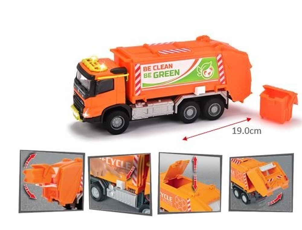 Majorette Grand Series 1:45 Volvo Garbage Truck