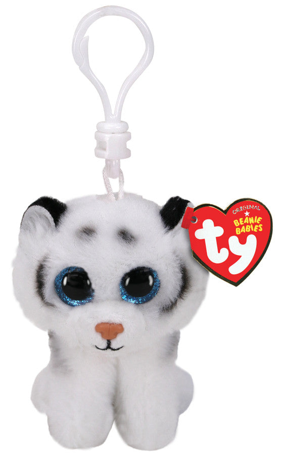 Ty Beanie Babies Clip - Tundra White Tiger - Toyworld Australia