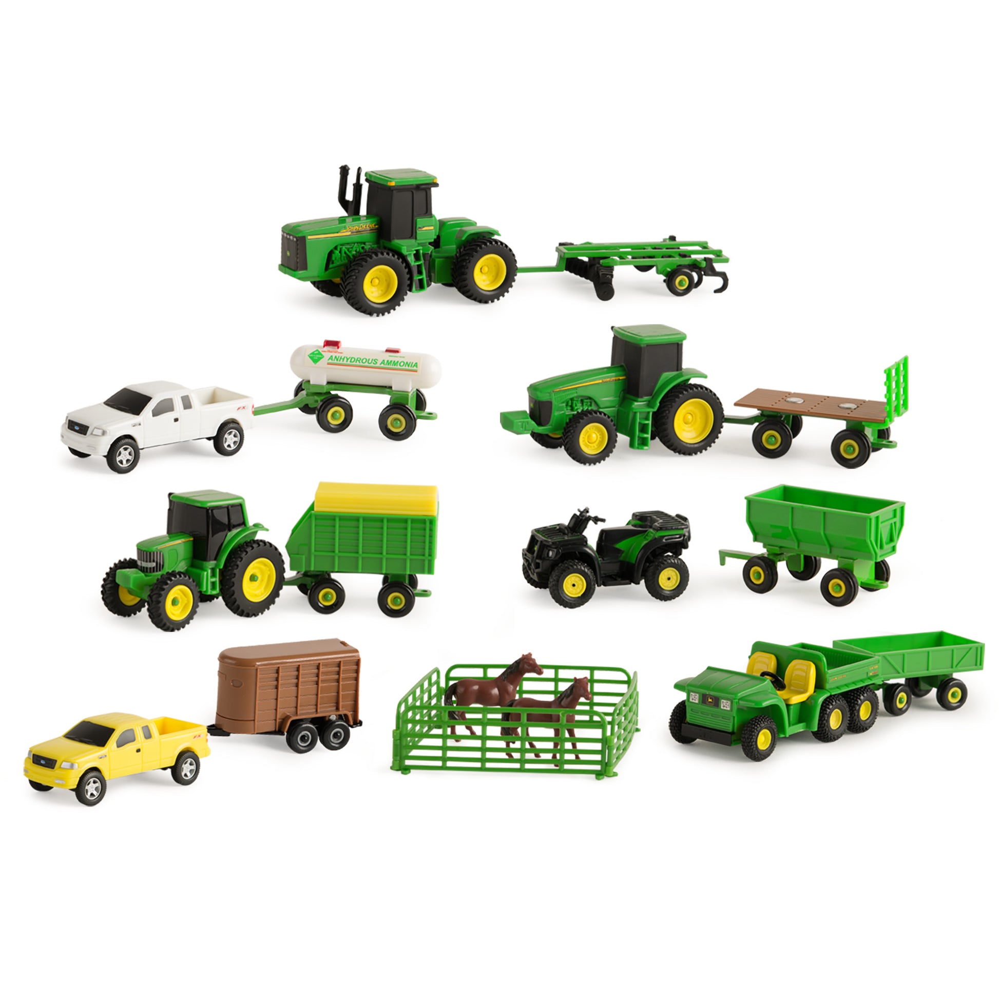 John Deere Farm Toy Set 20 Piece Value Pack - Toyworld Australia
