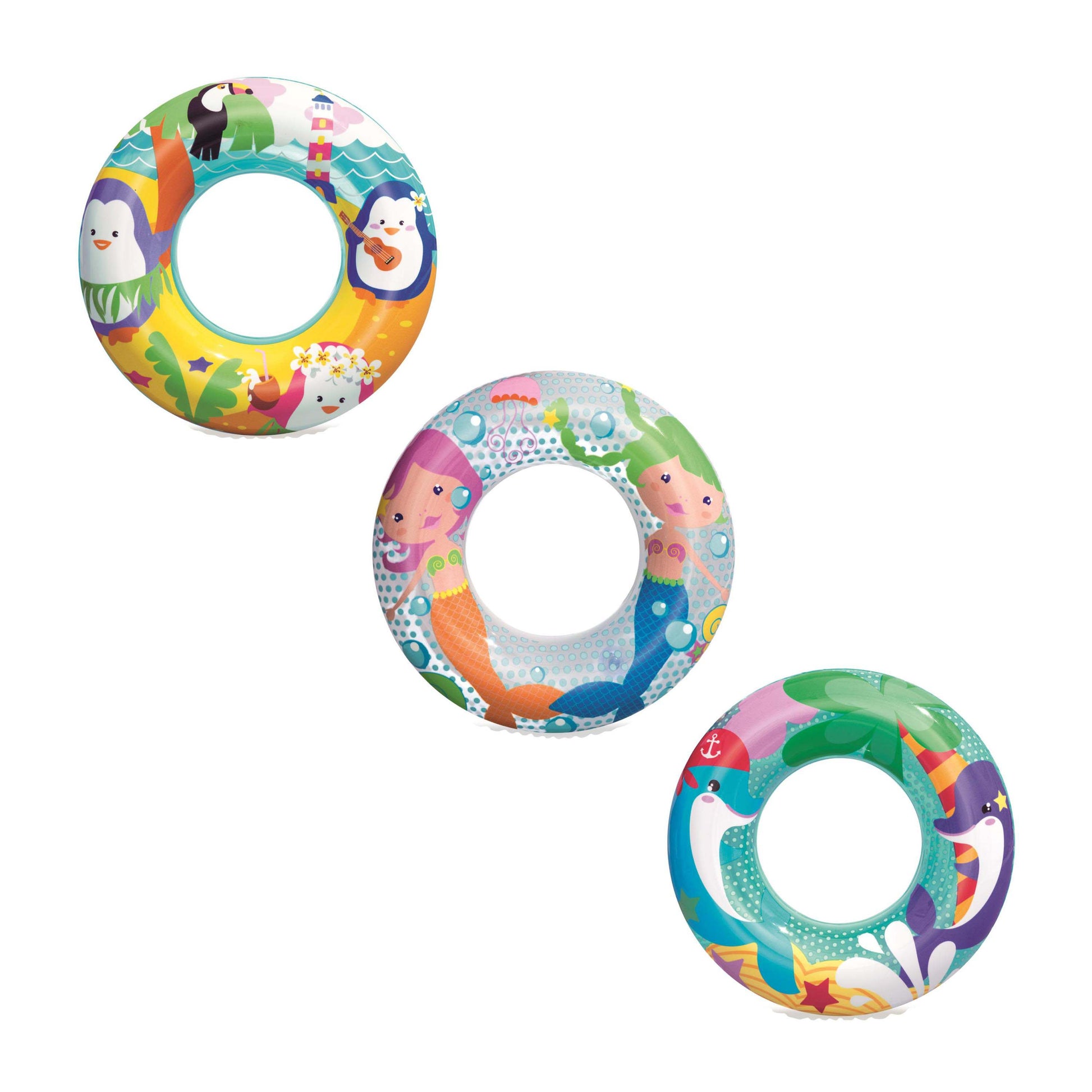 Bestway Sea Adventure Swim Ring Assorted Styles - Toyworld Australia