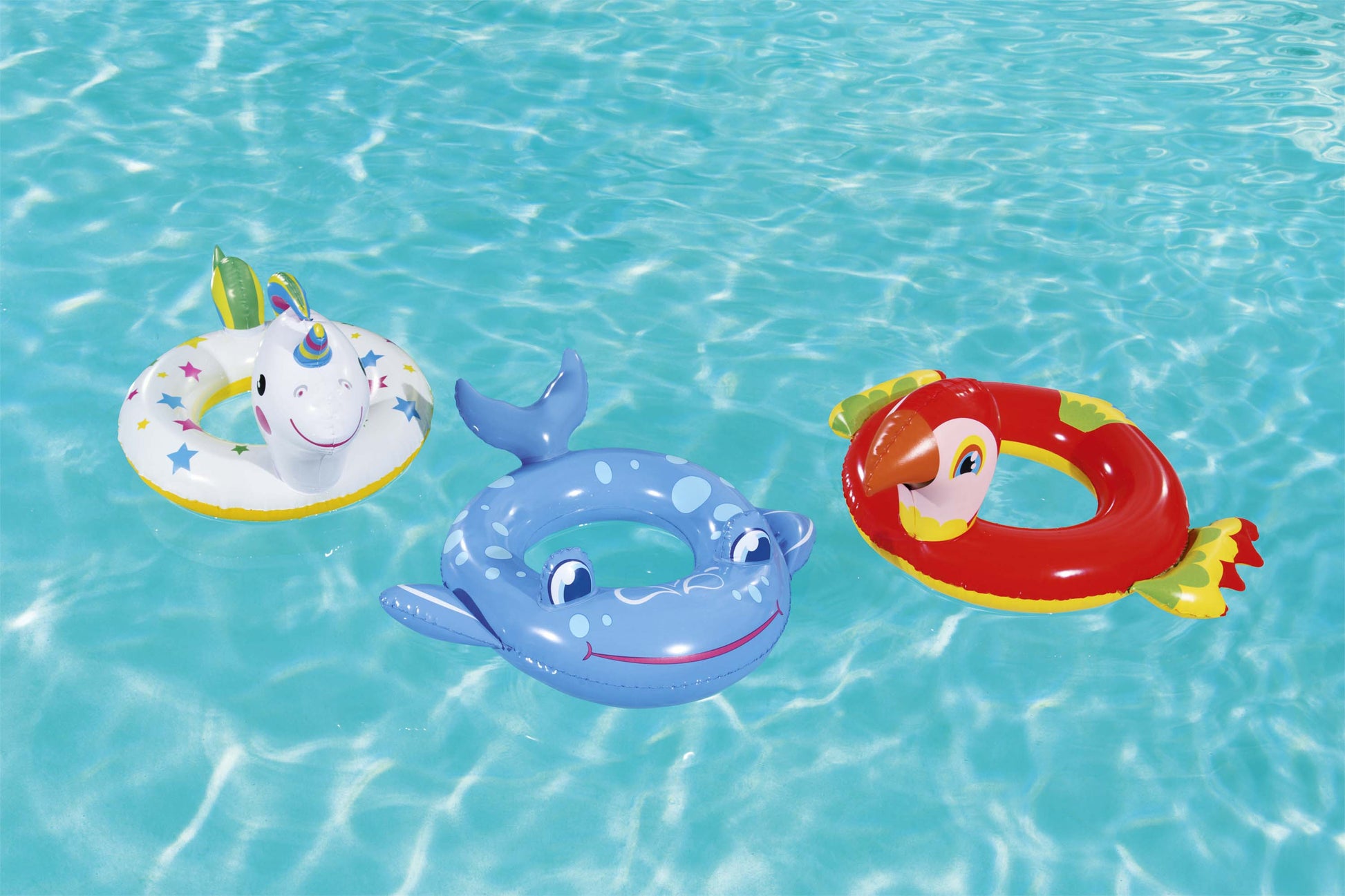 Bestway Animal Shaped Swim Rings Assorted Styles - Toyworld Australia