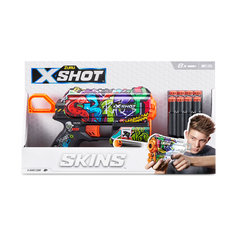 ZURU X-SHOT SKINS FLUX DART BLASTER - GRAFFITI
