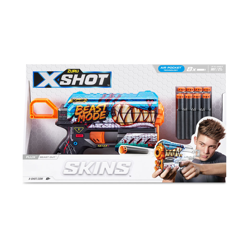 ZURU X Shot Skins Flux Blaster Beast Out - 1