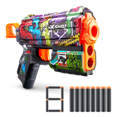 ZURU X-SHOT SKINS FLUX DART BLASTER - GRAFFITI