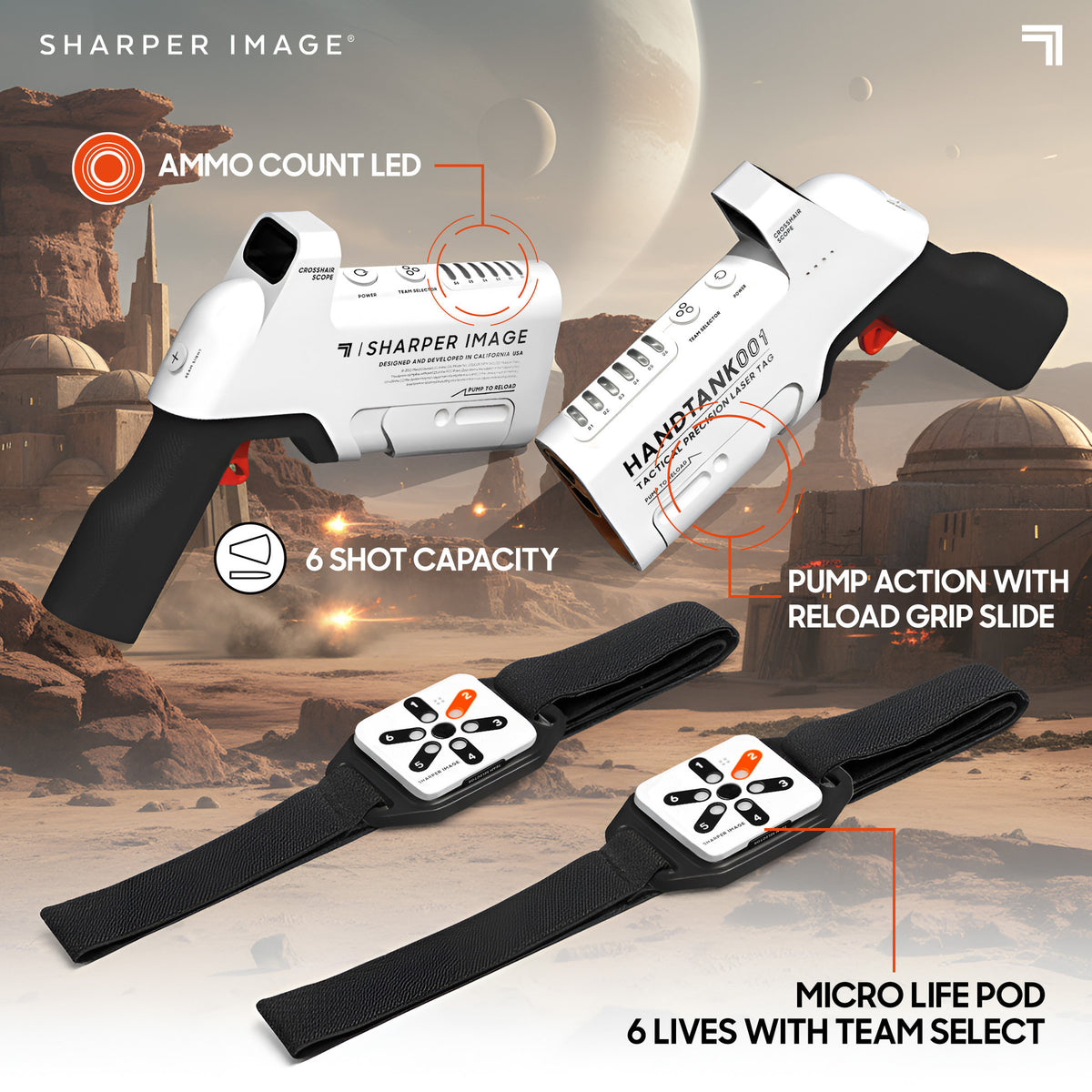 Sharper Image Laser Tag Battle Pack