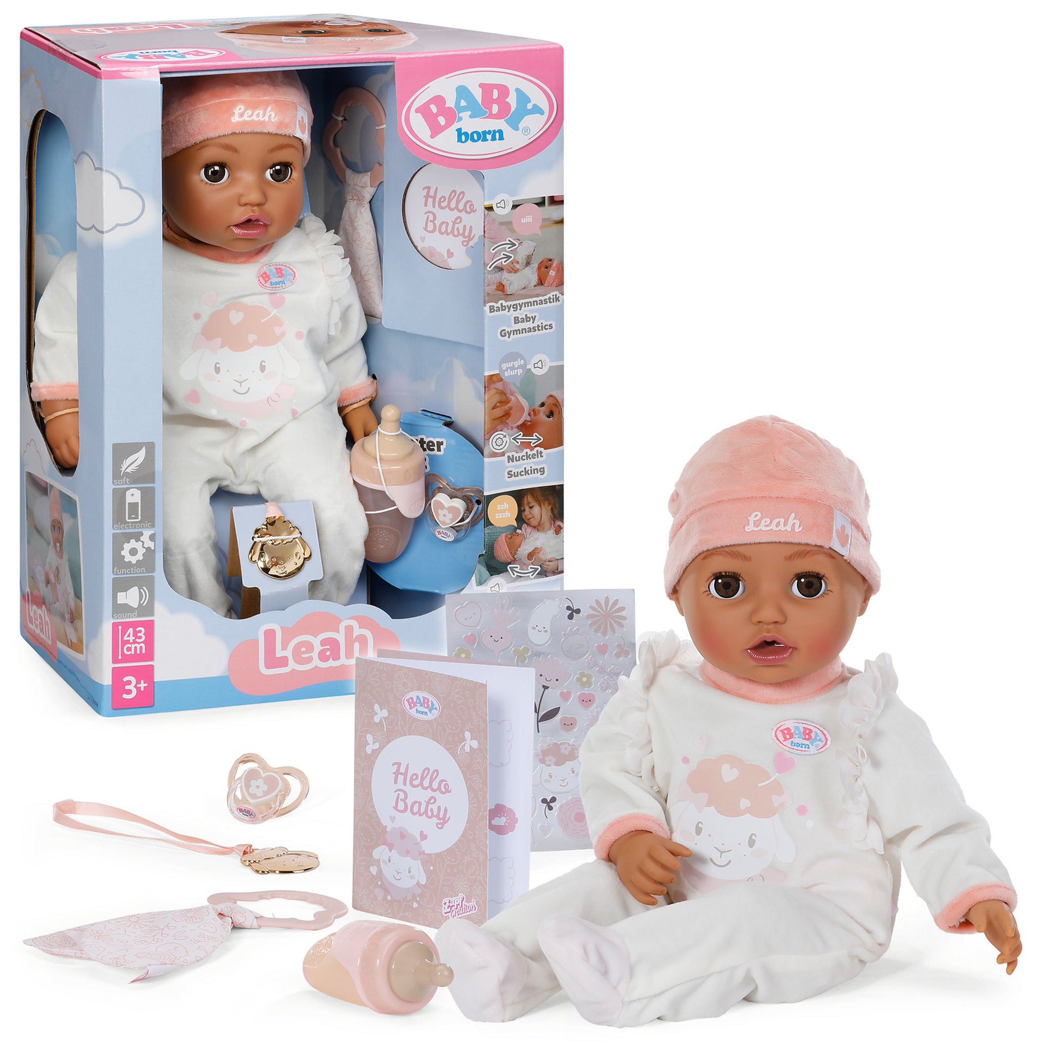 Baby Born 43cm Doll - Leah