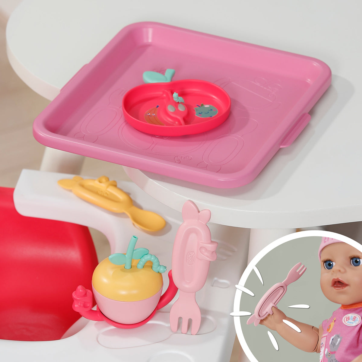 BABY Born Click & Play Tableware Set