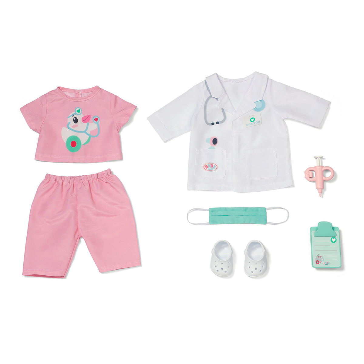 BABY Born Click & Play Outfit Set for 43cm Doll - Doctor