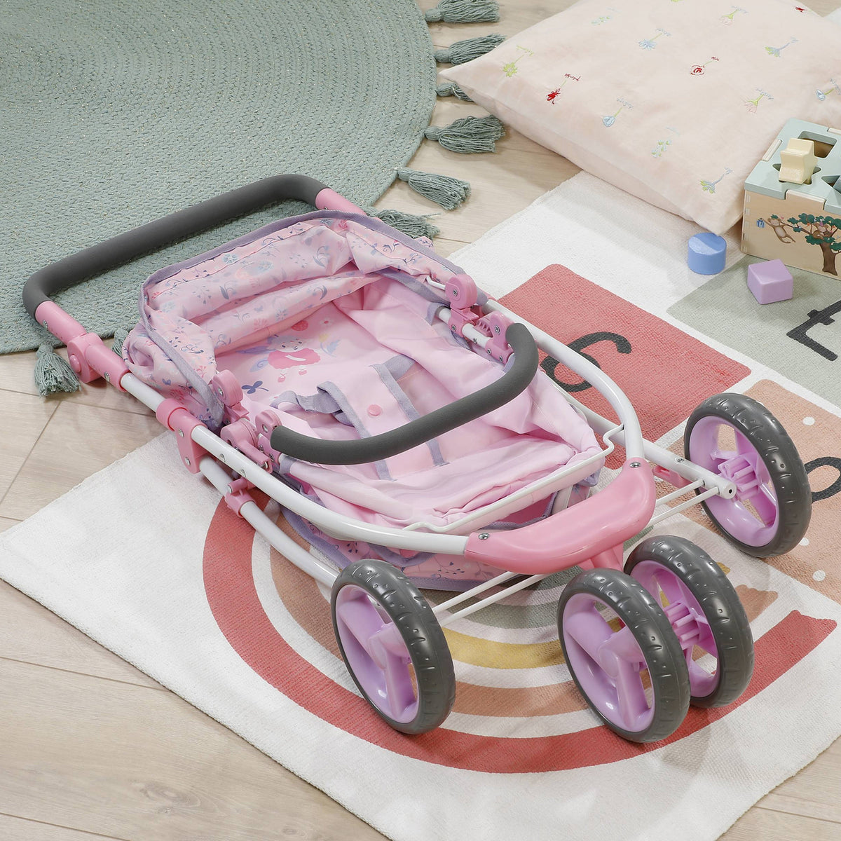BABY Born Deluxe Pram - Flowers