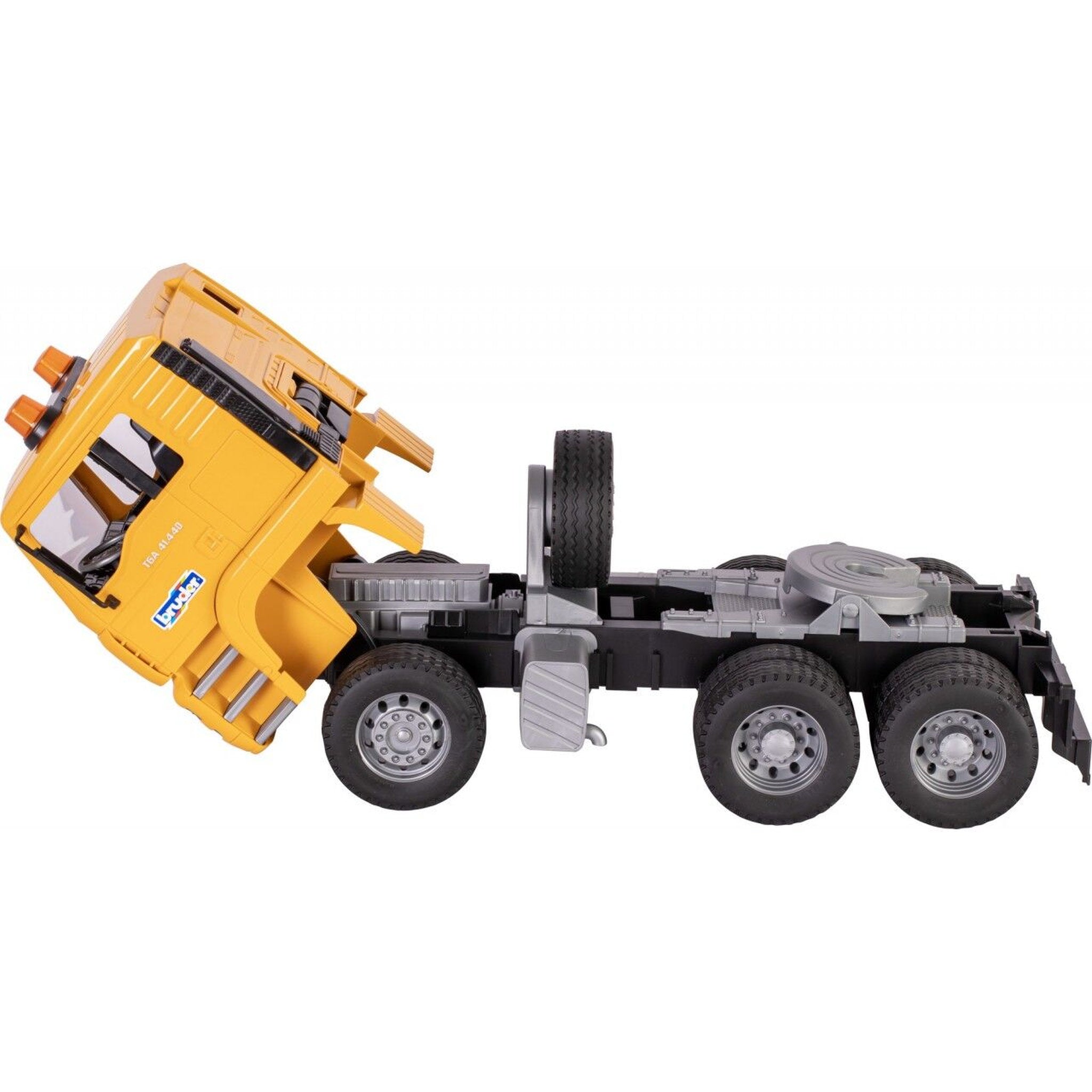 Bruder 1:16 Commerical MAN TGA Low Loader Truck - JCB Midi CX Backhoe Loader