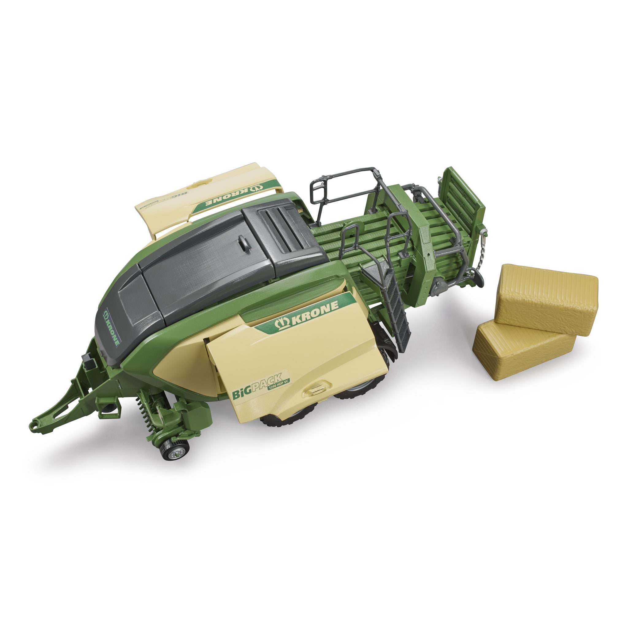 Bruder Krone Big Pack 1290 with 2 Block Hay Bales