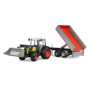 Bruder Claas Nectis with Frontloader & Trailer
