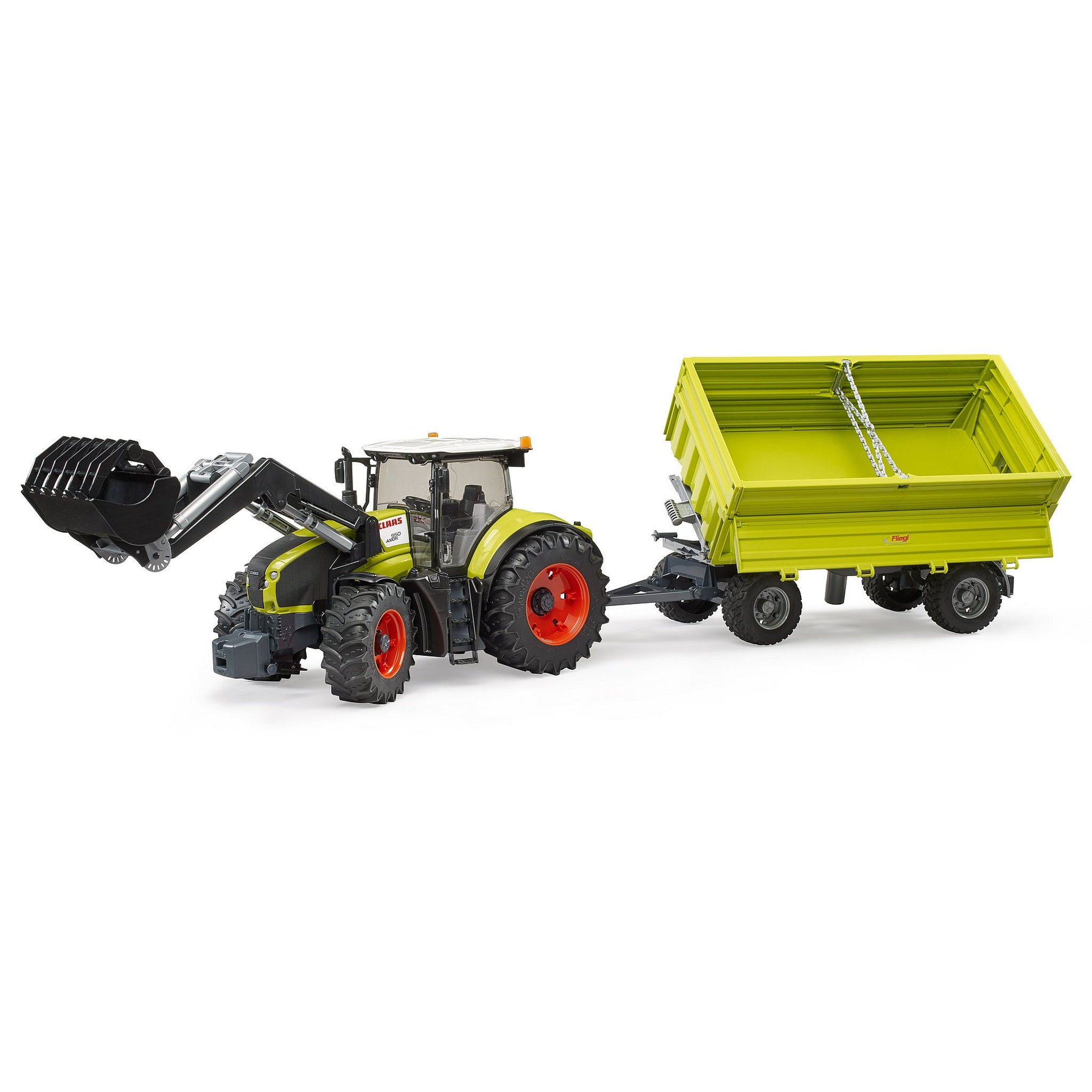 Bruder Fliegl 3-Way Tipping Trailer with Removable Top