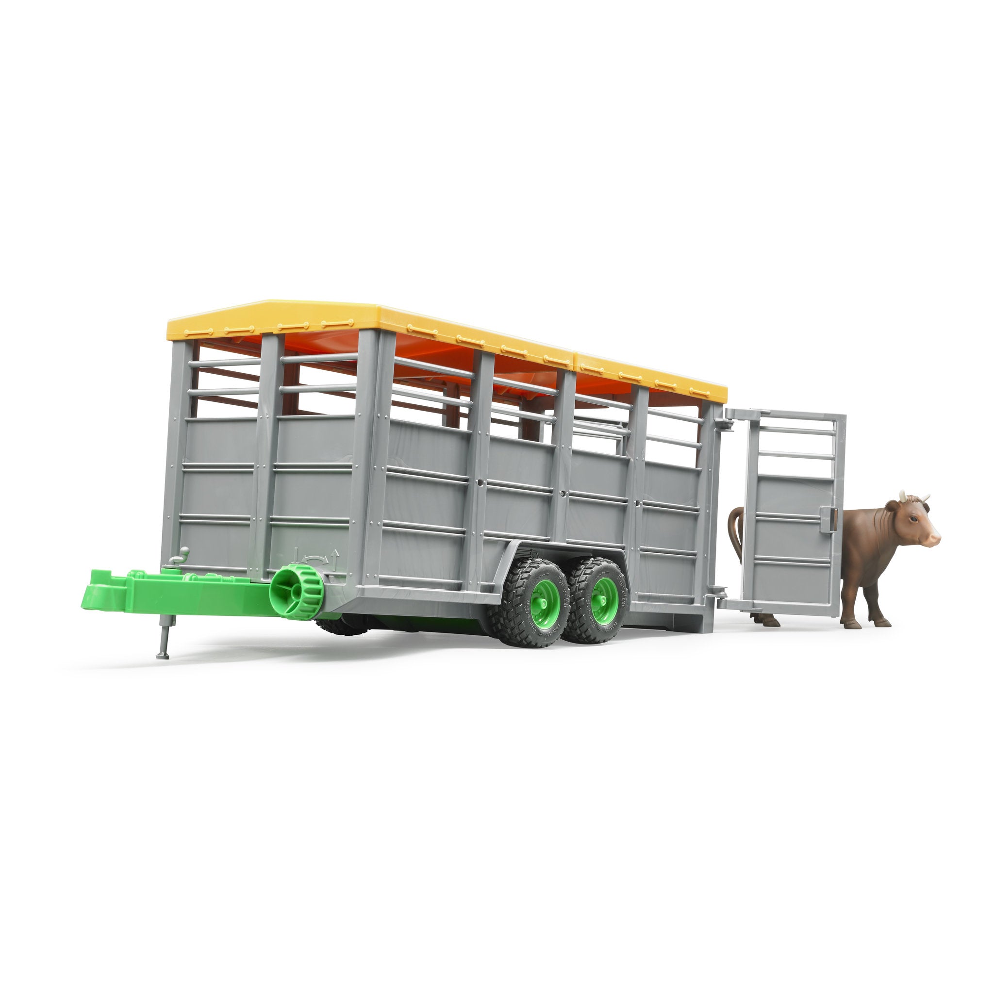 Bruder Livestock Trailer With Cow
