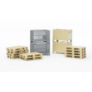Bruder Logistics Pallets, Crate & Cages Set