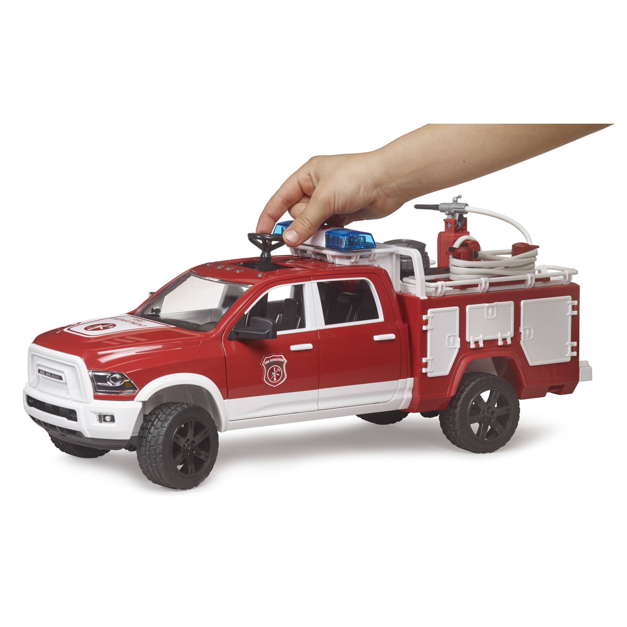 Bruder 1:16 RAM Fire Engine Truck With Light & Sound