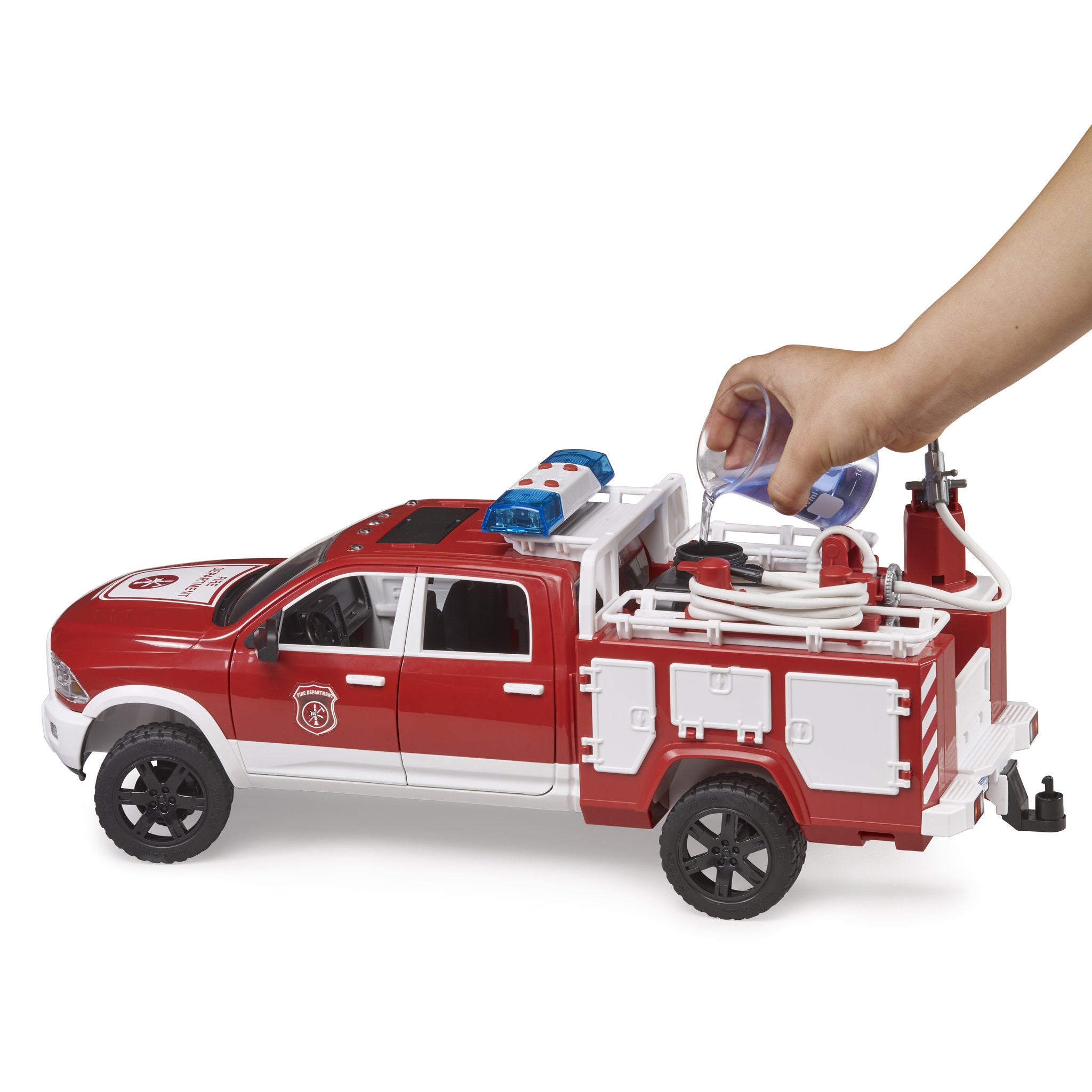 Bruder 1:16 RAM Fire Engine Truck With Light & Sound