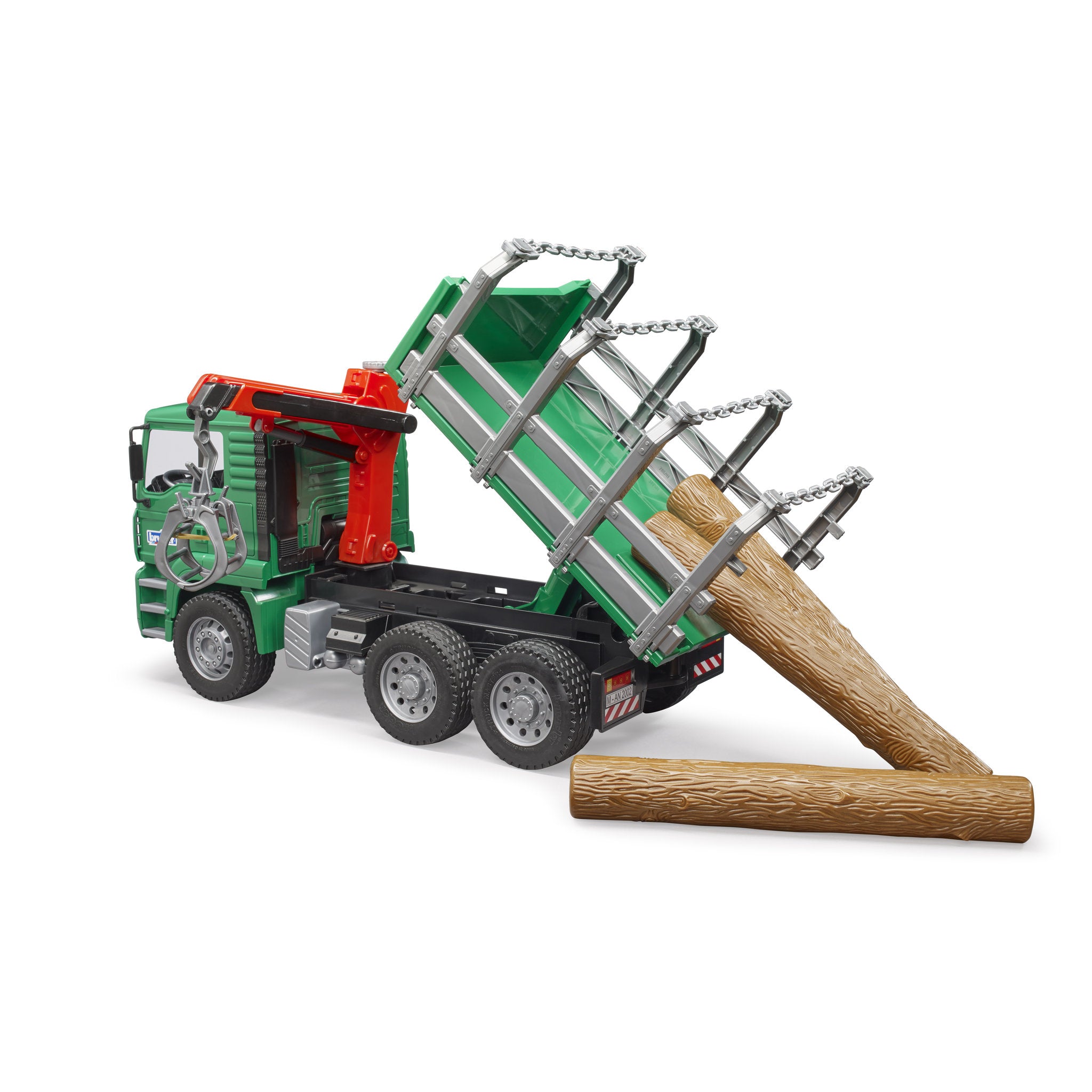 Bruder Man TGA Timber Truck with Loading Crane