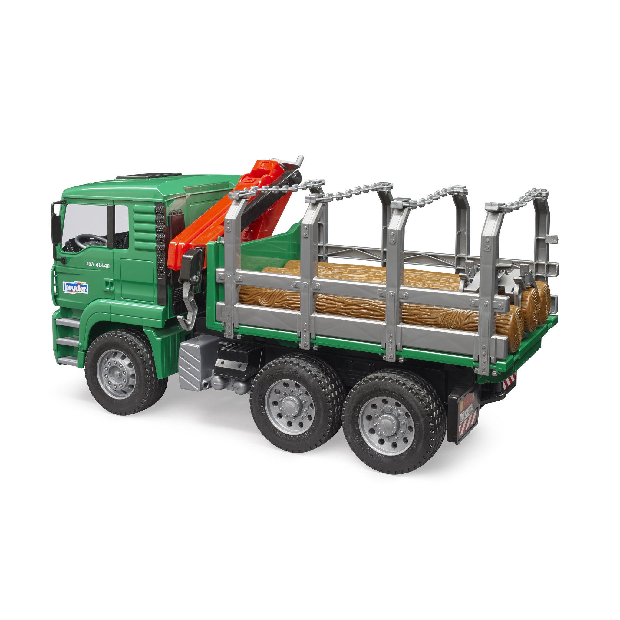 Bruder Man TGA Timber Truck with Loading Crane