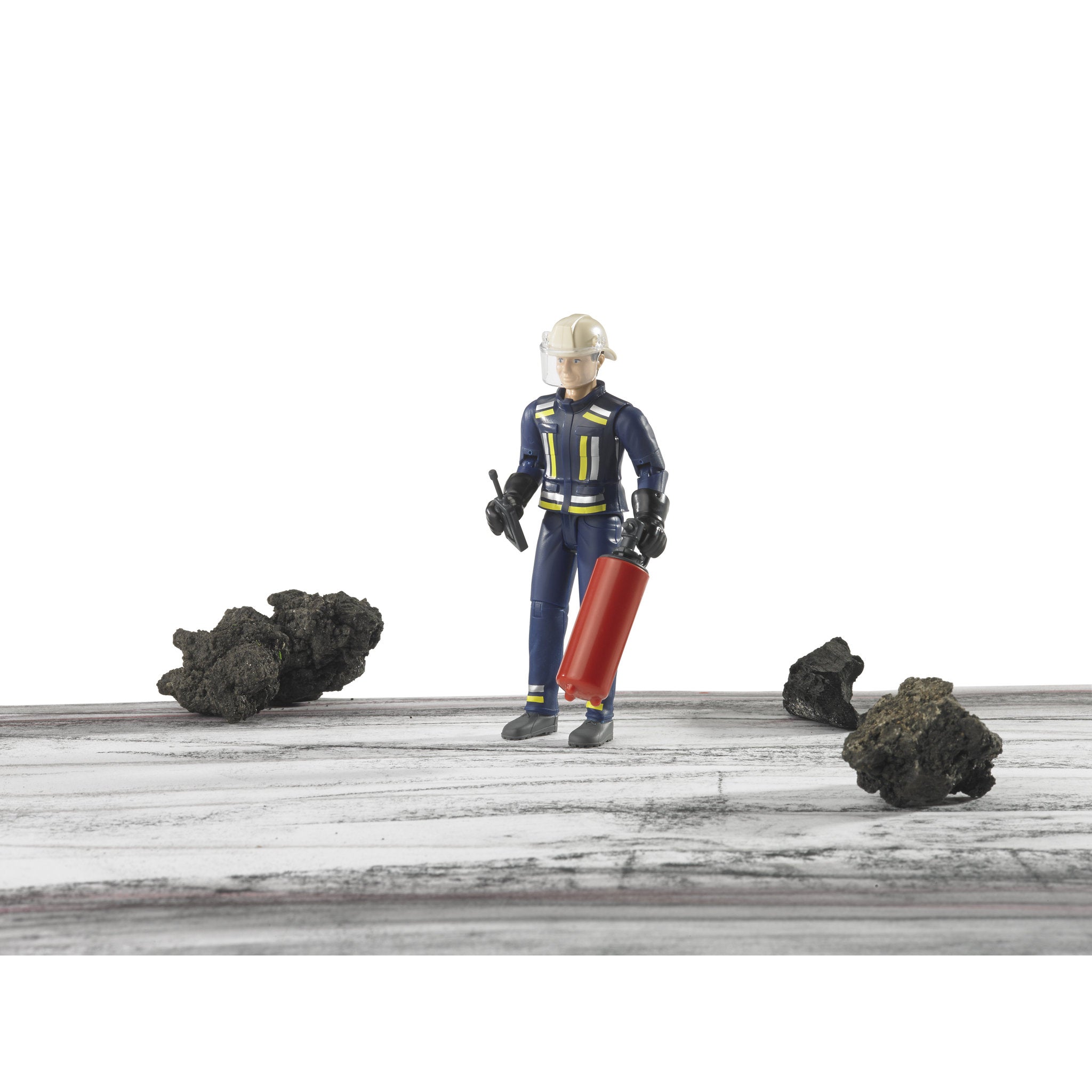 Bruder Fireman Figure With Accessories