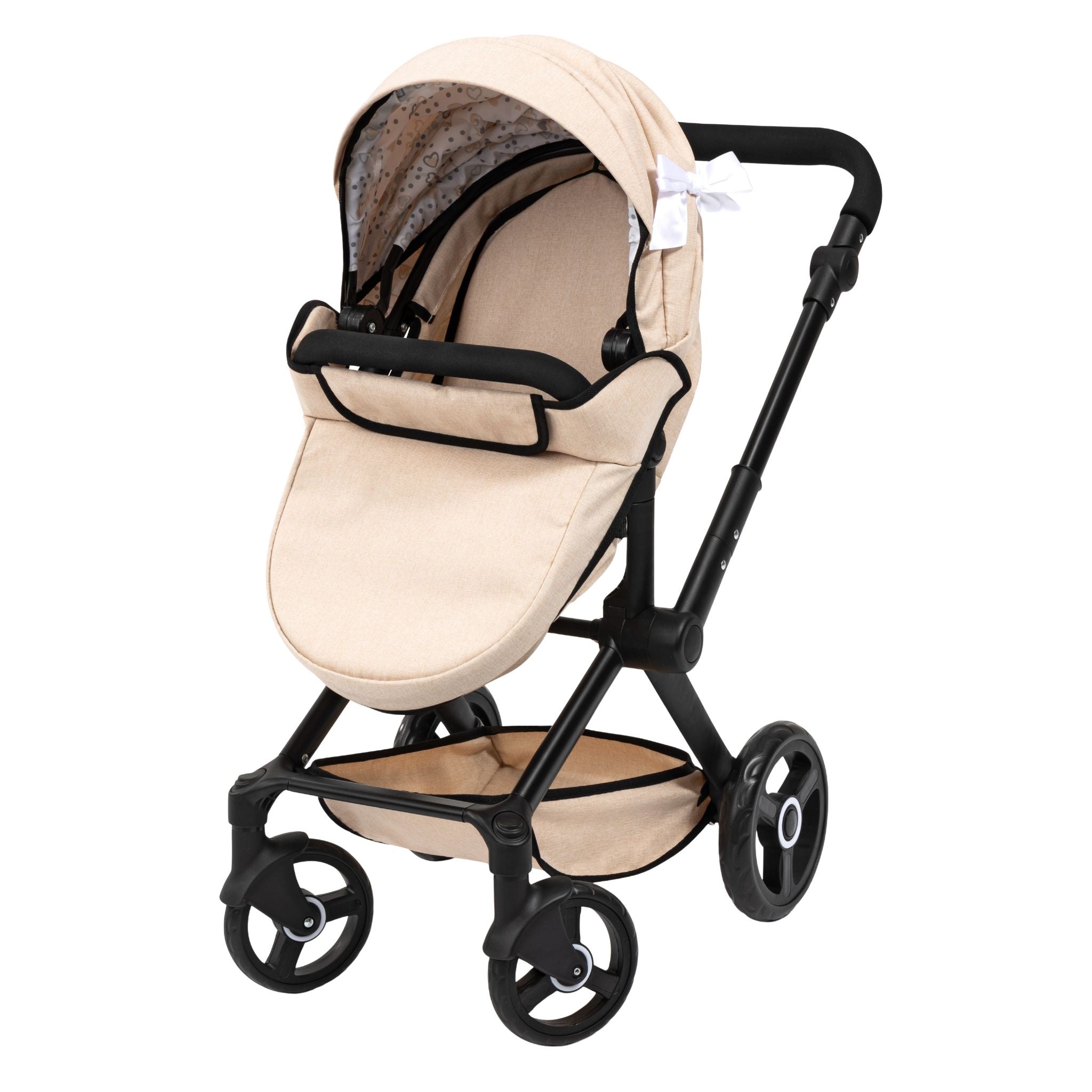 Bayer Xeo Compact Doll Pram Beige