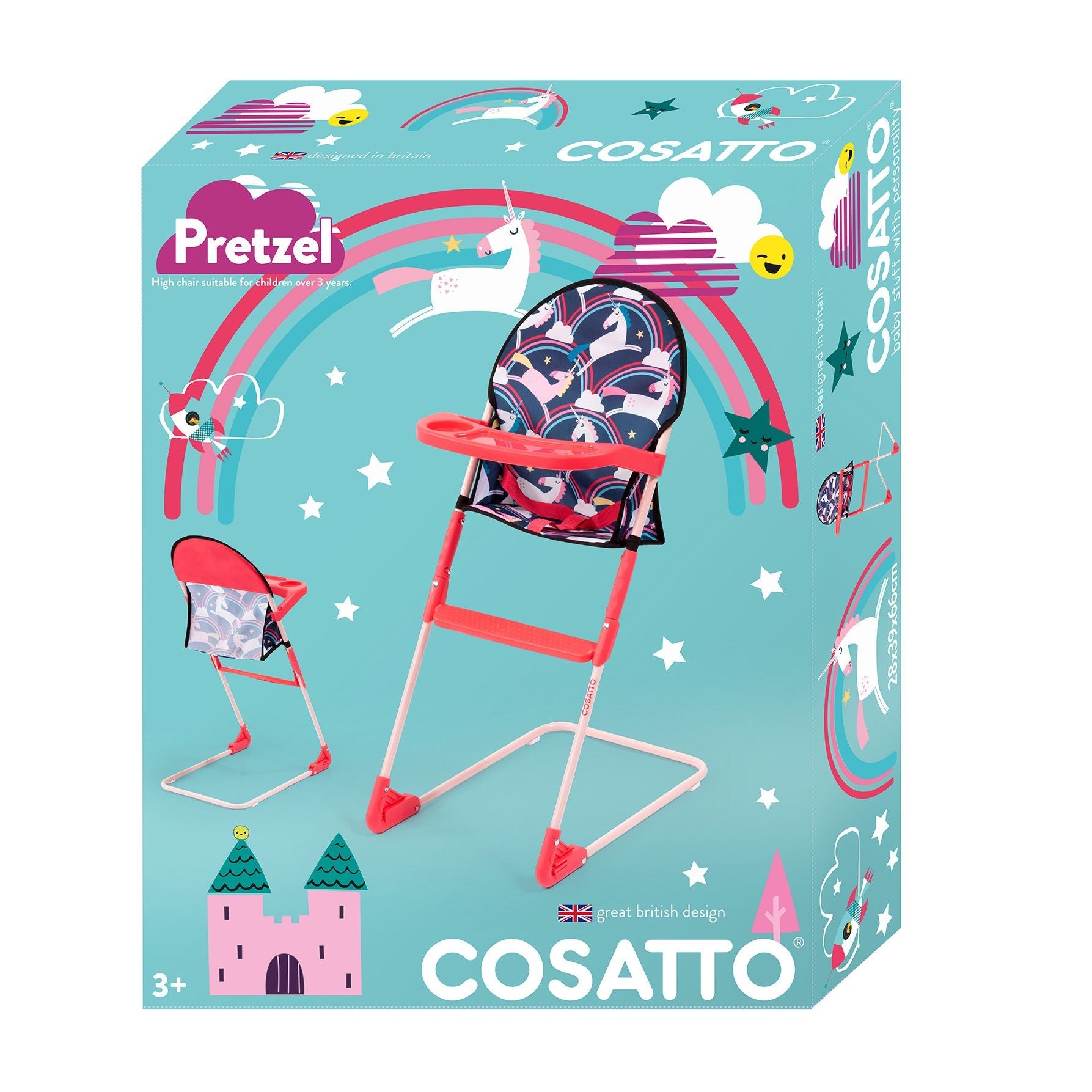 Cosatto Unicorn Doll High Chair