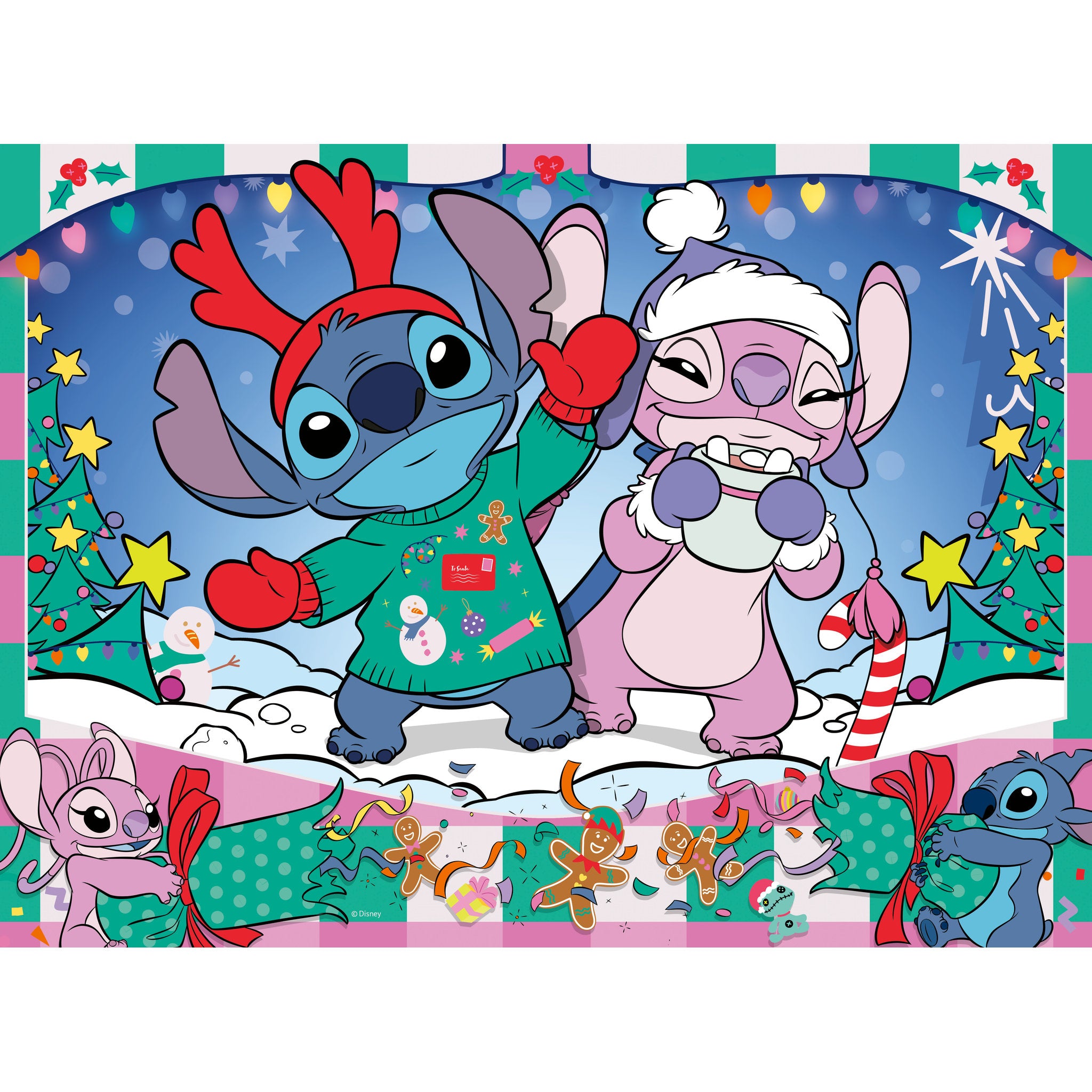 Ravensburger Puzzle Disney Stitch Christmas XXL 100 Piece