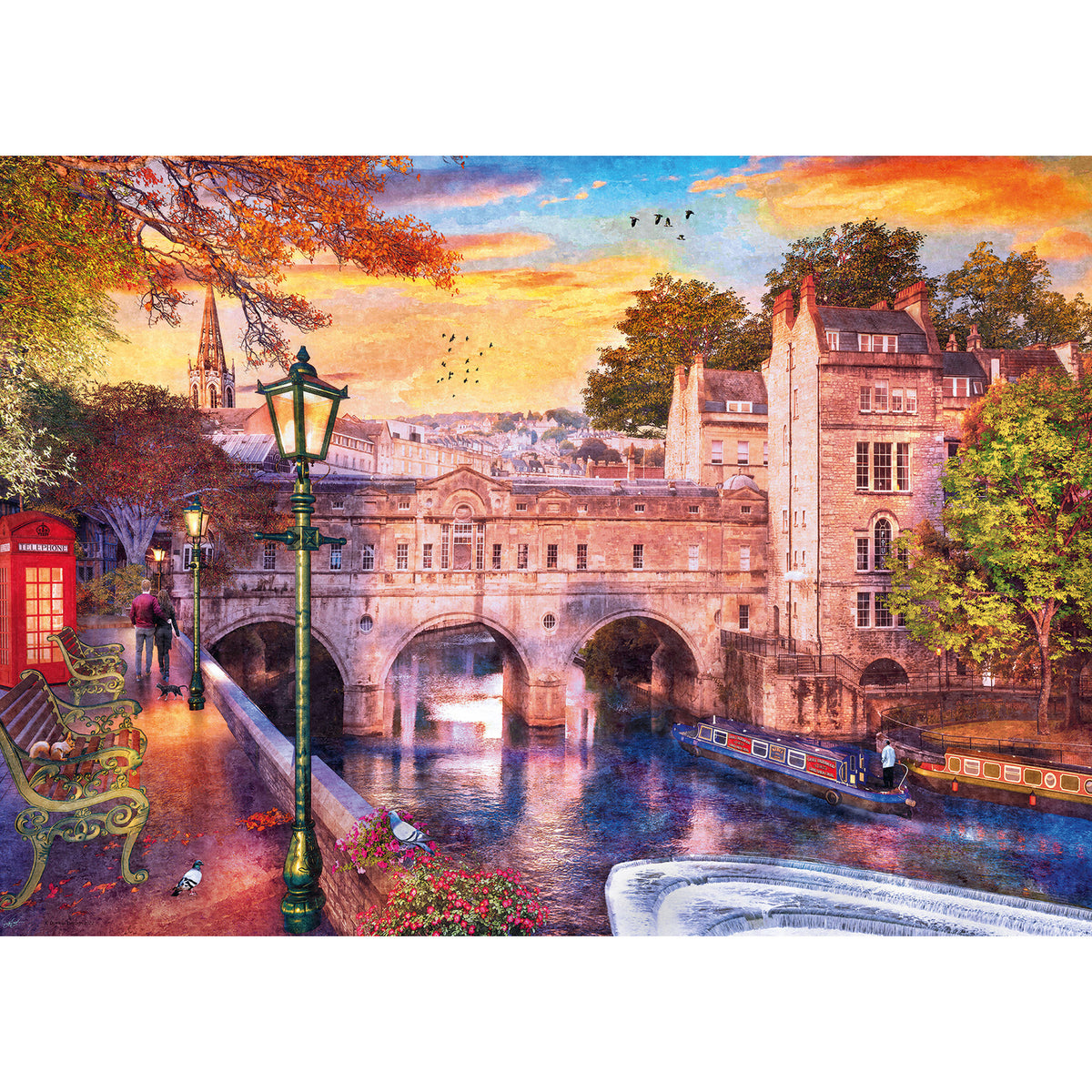 Ravensburger Puzzle Bath Romance 1000 Piece