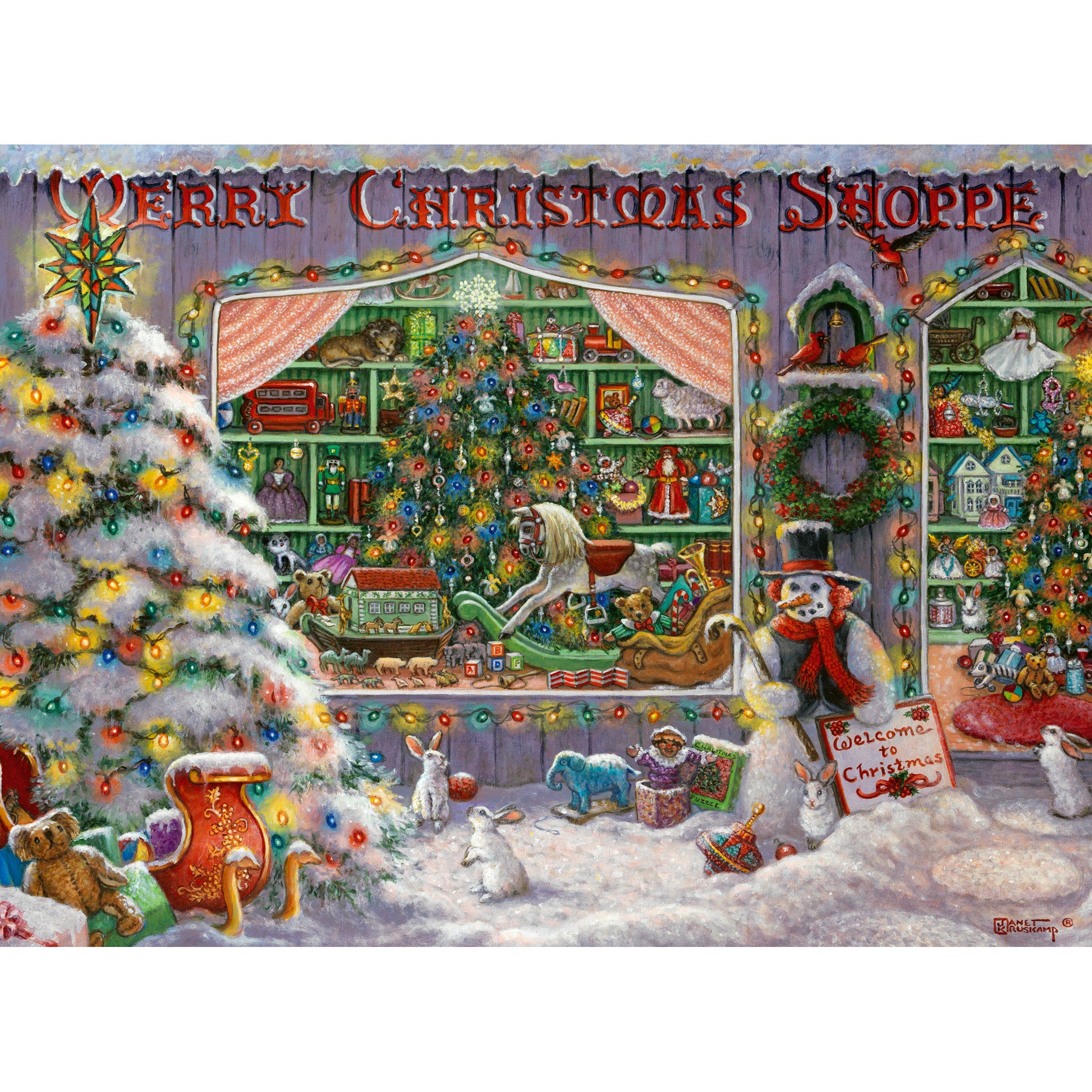 Ravensburger Puzzle The Christmas Shop 500 Piece