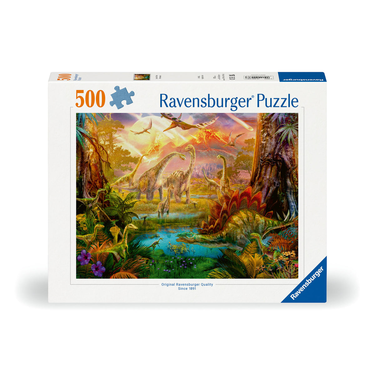 Ravensburger Puzzle Land Of The Dinosaurs 500 Piece