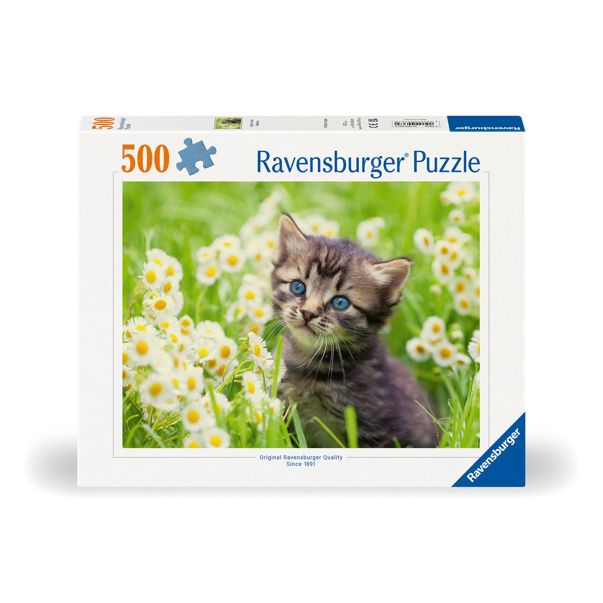 Ravensburger Puzzle Kitten In The Meadow 500 Piece