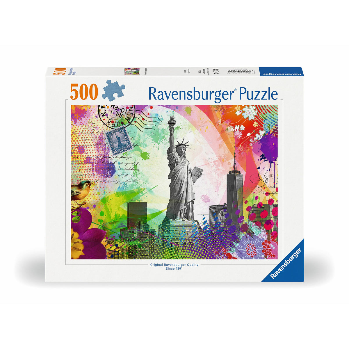 Ravensburger Puzzle New York Postcard 500 Piece