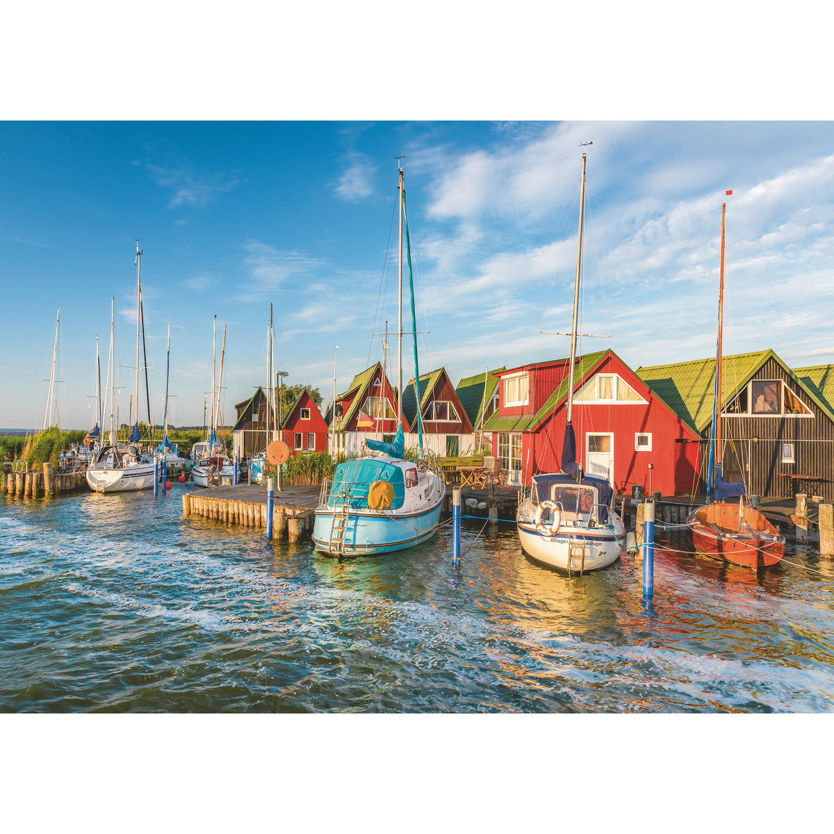 Ravensburger Puzzle Colourful Harbourside Germany 1000 Piece