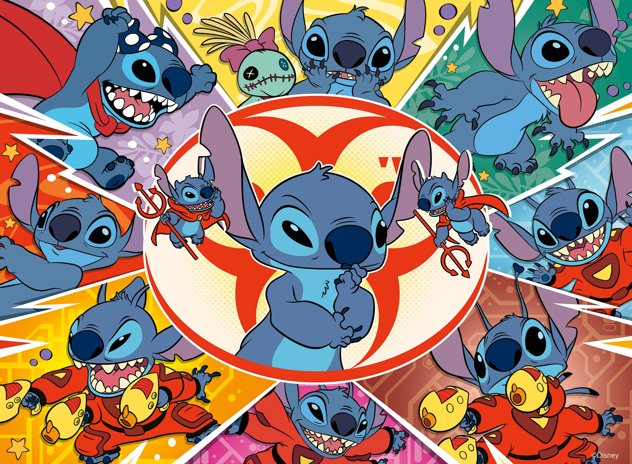 Ravensburger Puzzle Disney Stitch in My Own World 100 Piece