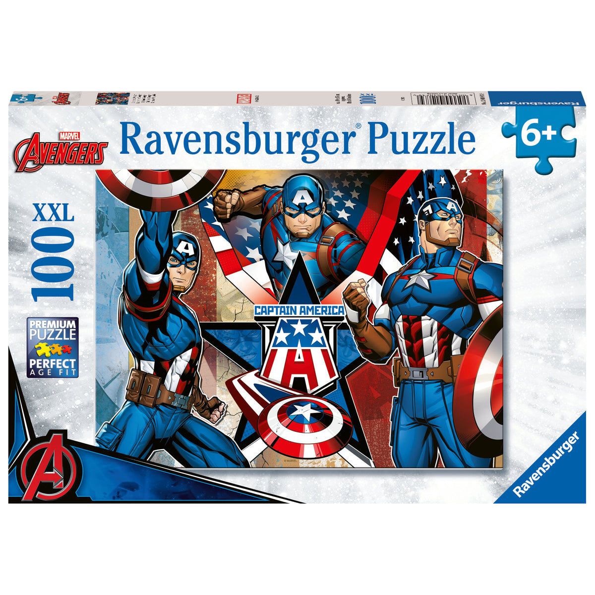 Ravensburger Puzzle Marvel Captain America 100 Piece