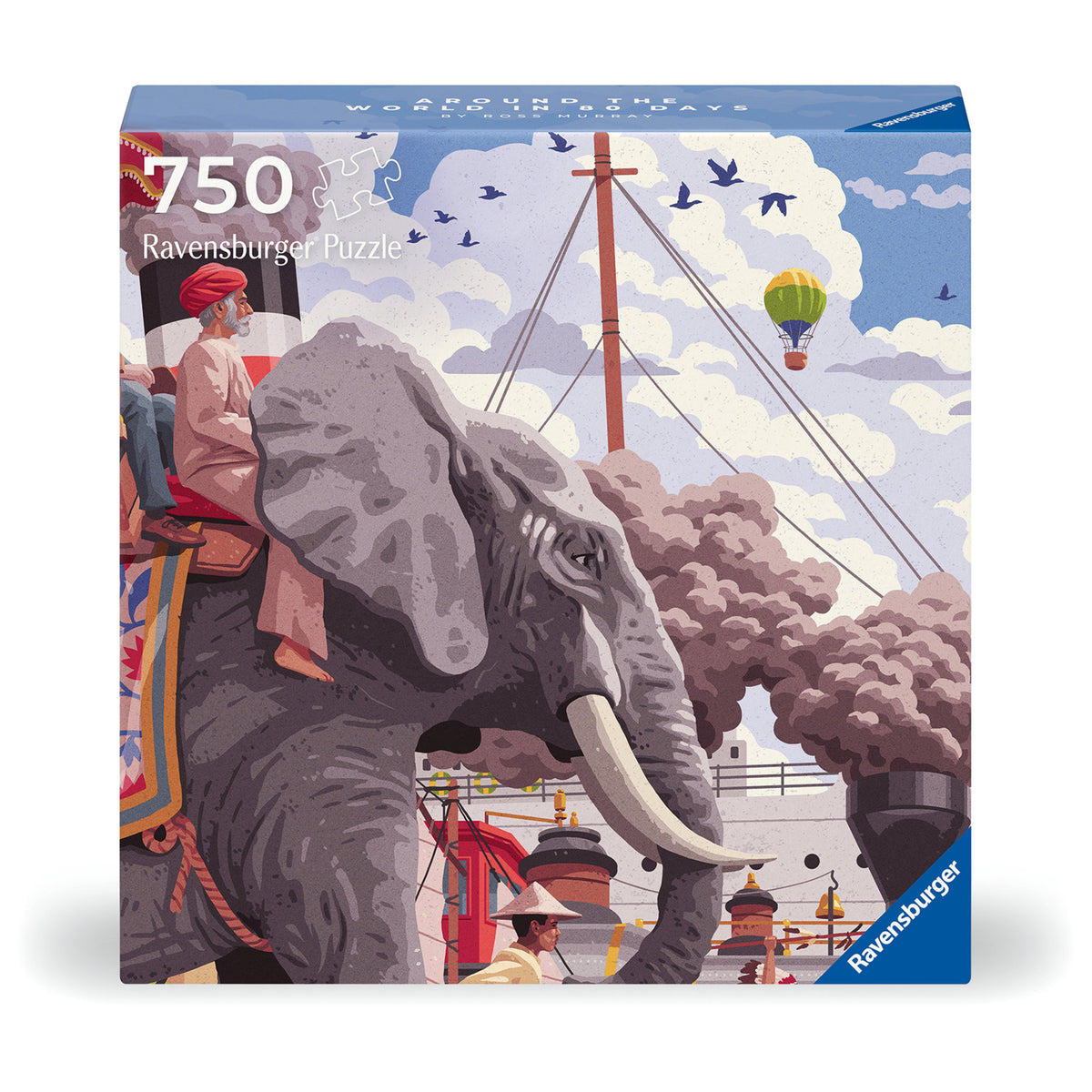 Ravensburger Puzzle Around The World In 80 Days 750 Piece