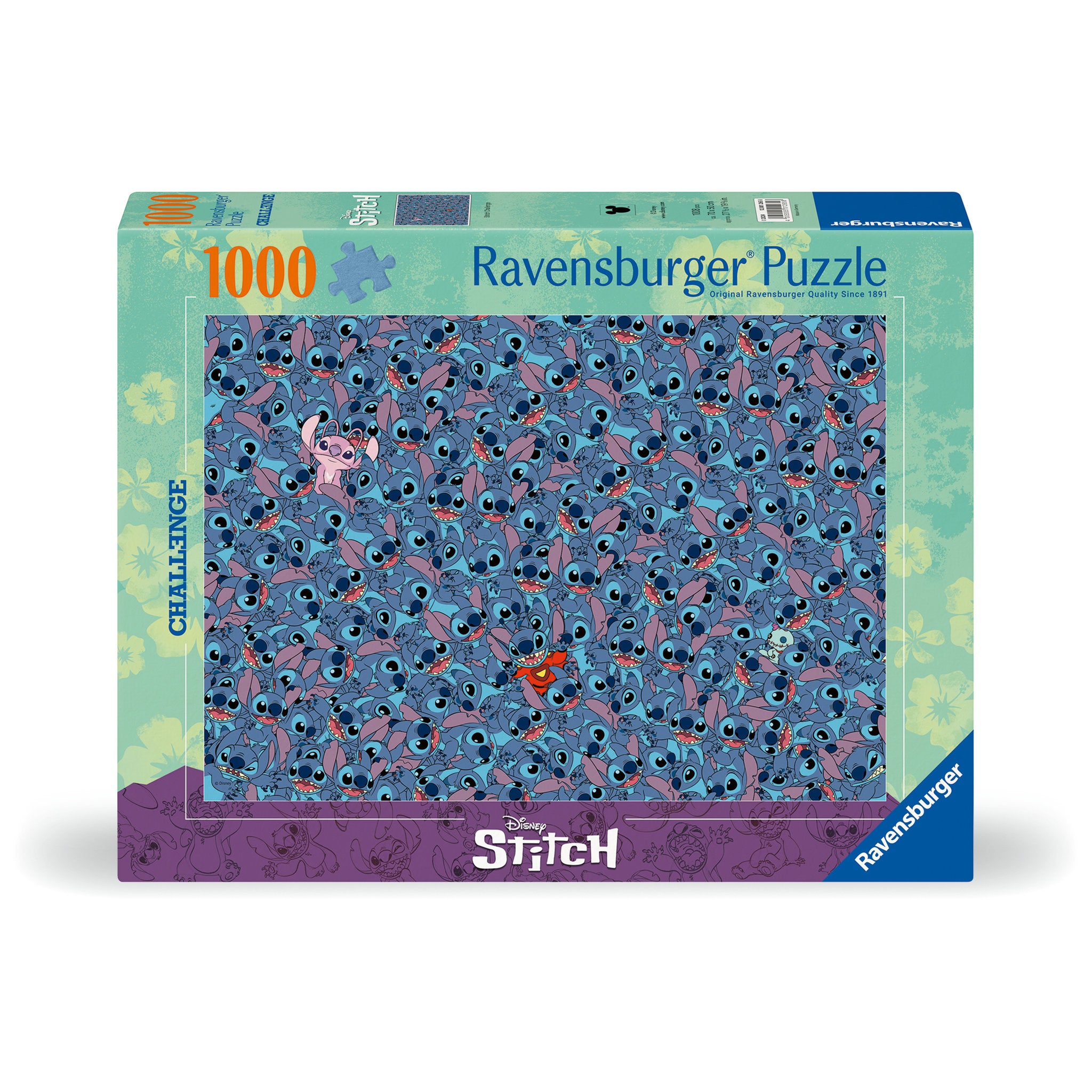 Ravensburger Puzzle Disney Stitch Challenge 1000 Piece